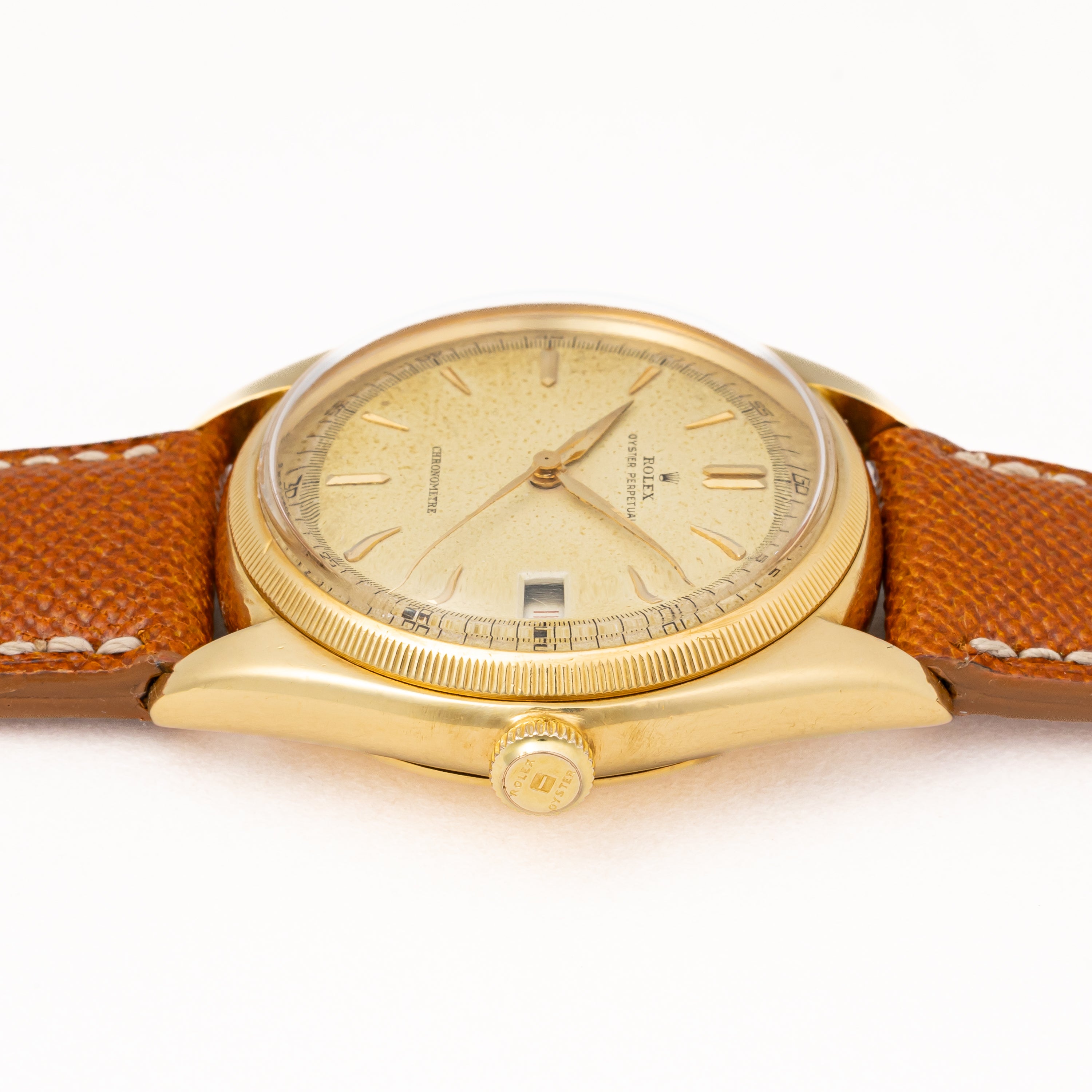 ロレックス デイトジャストファーストモデル 1947年製 Ref.4467 18金無垢ケース ビッグバブルバック 自動巻き
