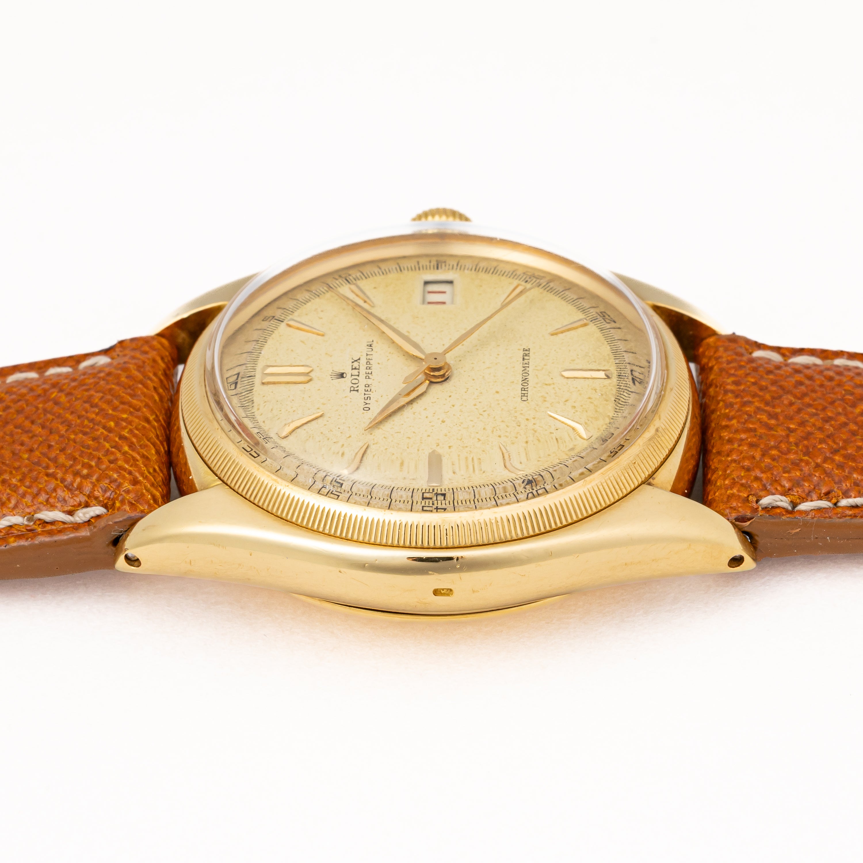 ロレックス デイトジャストファーストモデル 1947年製 Ref.4467 18金無垢ケース ビッグバブルバック 自動巻き