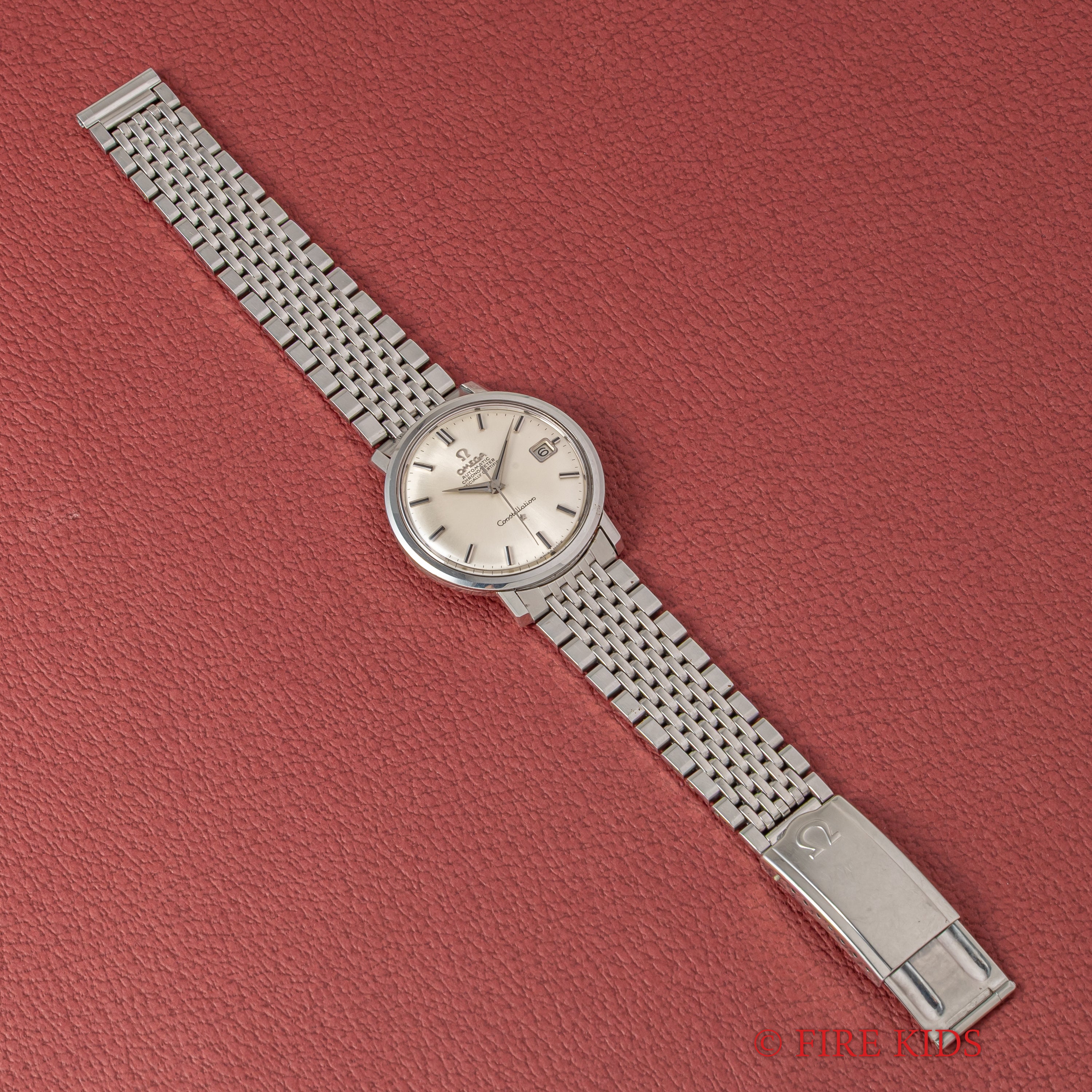 オメガ コンステレーション ラウンドケース 1966年製 Ref.168.004 純正ブレス付き