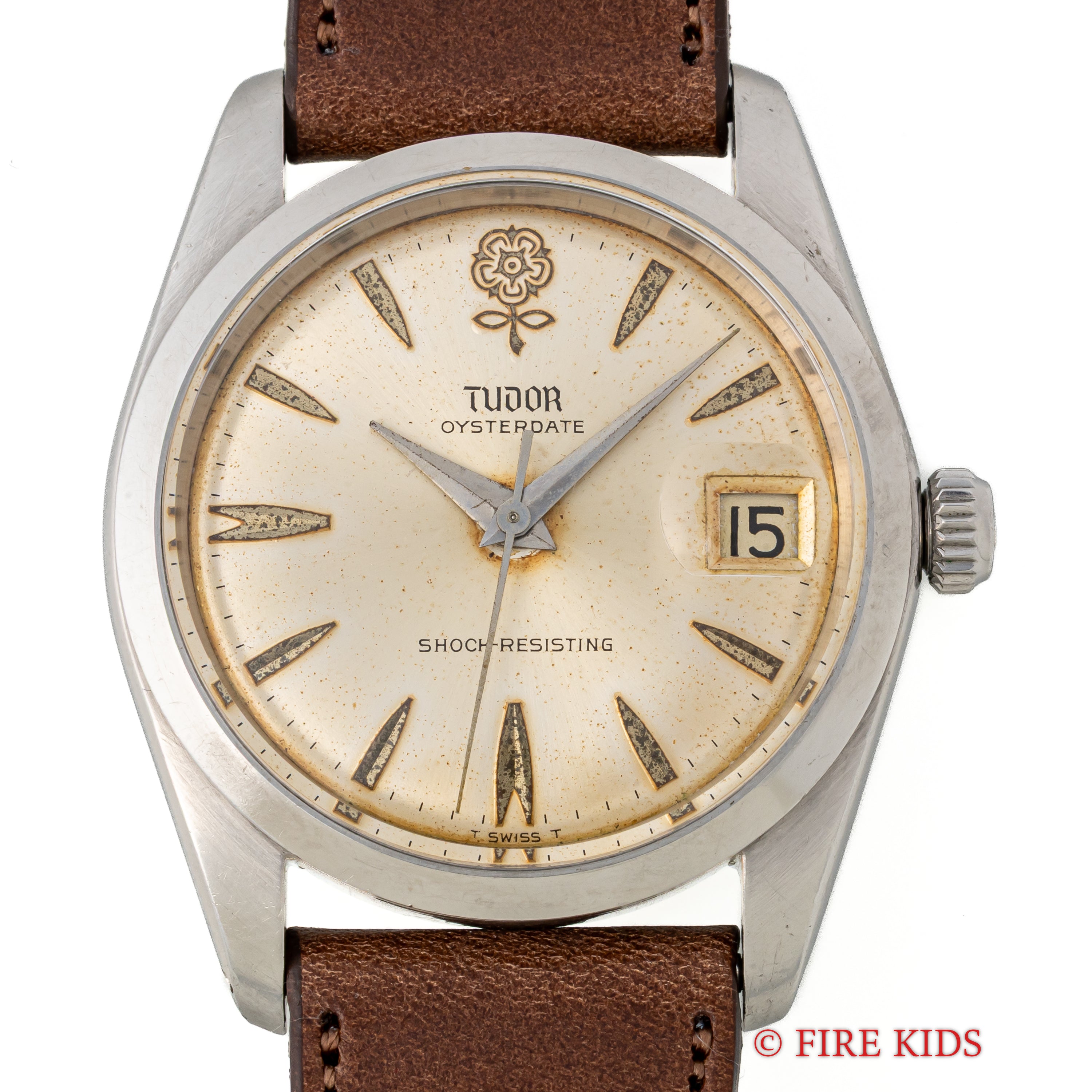 チューダー デカバラ 1965年製 オイスターデイト Ref.7962 手巻き オリジナルダイヤル