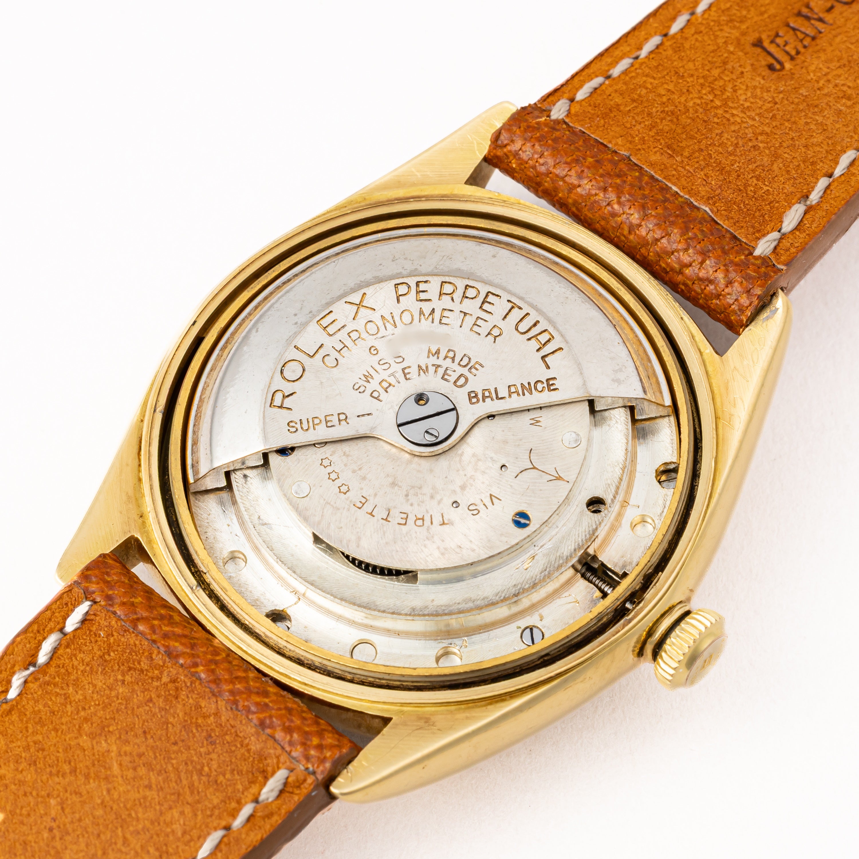 ロレックス デイトジャストファーストモデル 1947年製 Ref.4467 18金無垢ケース ビッグバブルバック 自動巻き