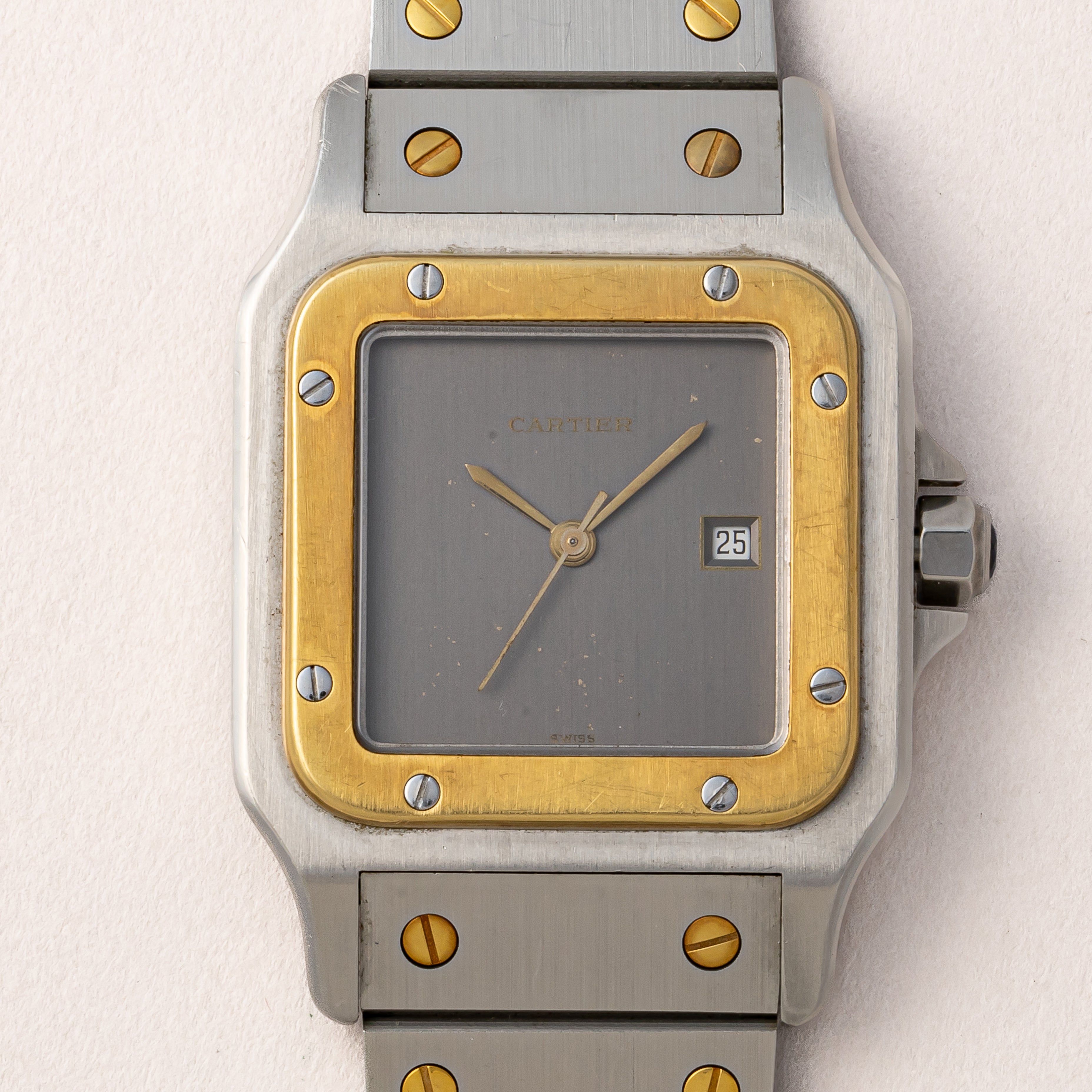 Cartier カルティエ サントス コンビ 駒① 約13.5mm Cartier - 純正◇カルティエ サントスガルベ コマ 13.5 SS×K18