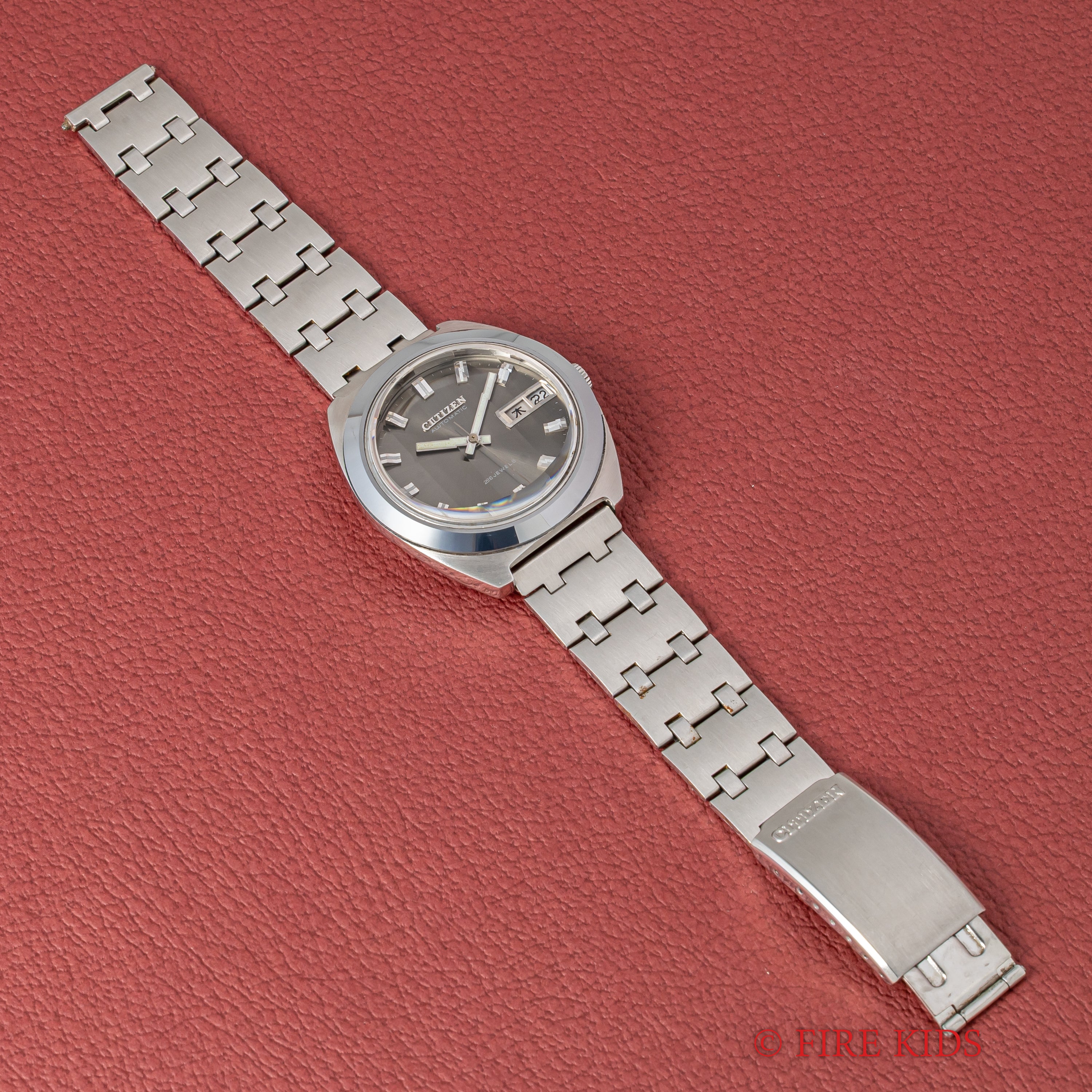 シチズン オートマチック 1971年製 純正ブレス カットガラス