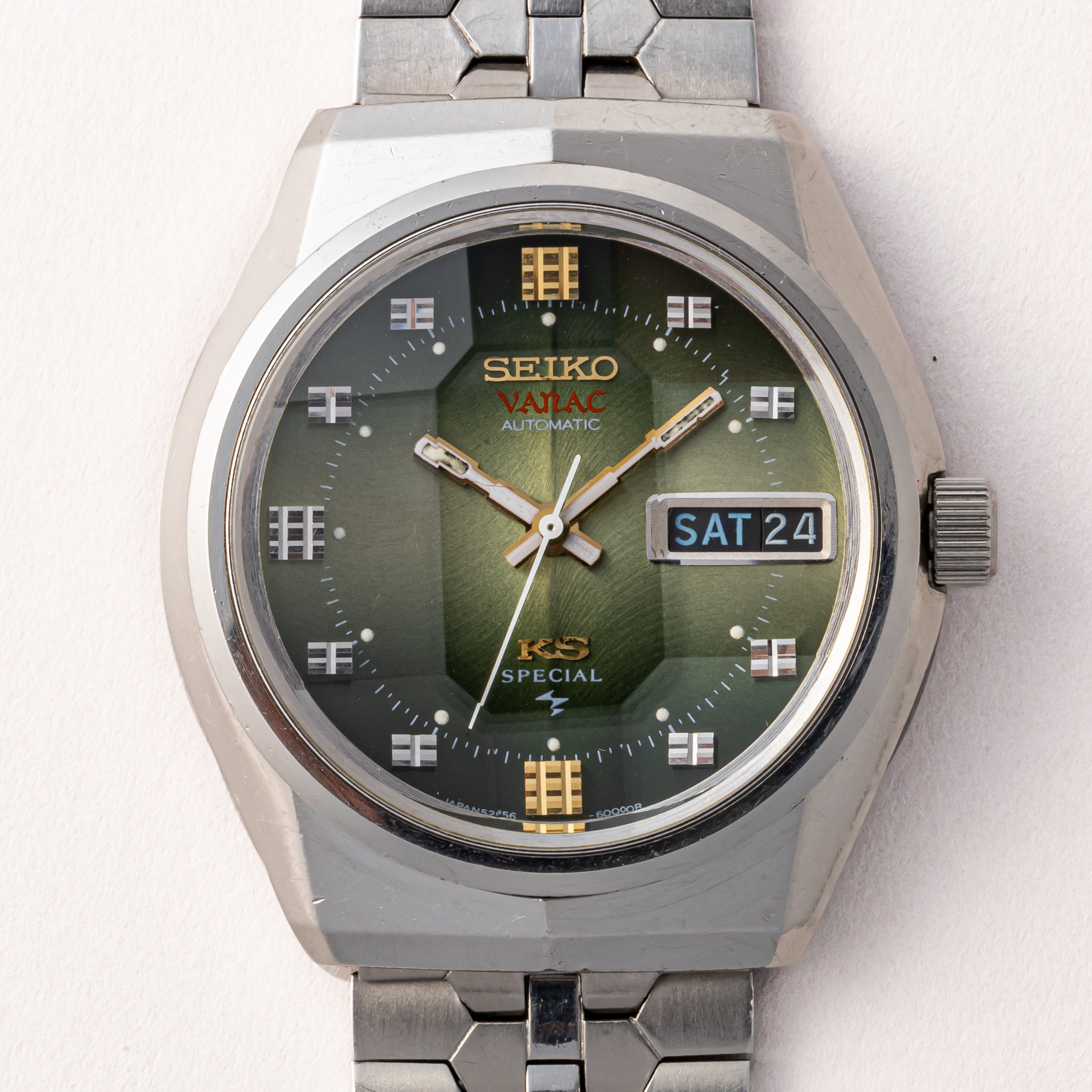 キングセイコー スペシャル バナック 1973年製 Ref.5256-6000 グリーングラデーションダイヤル