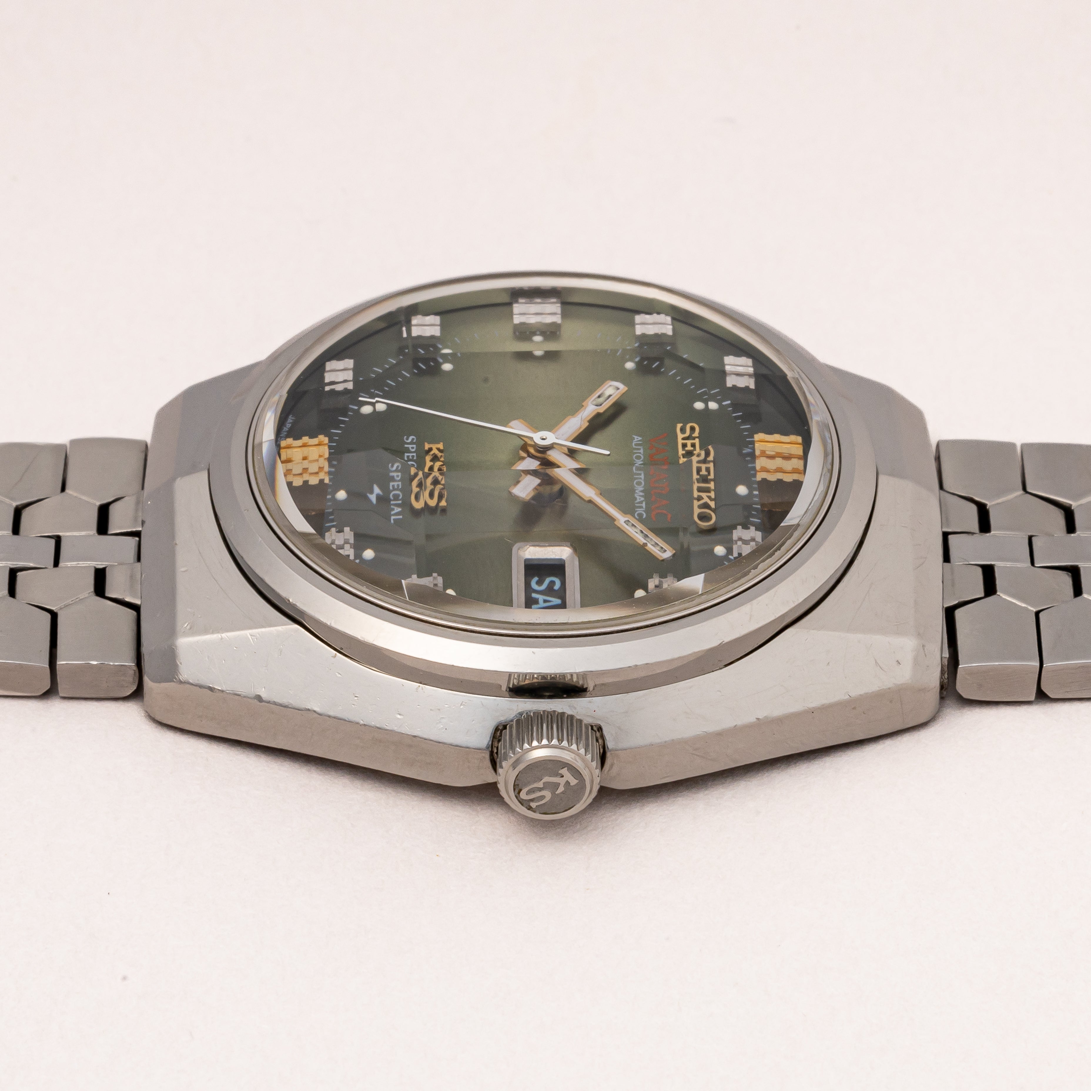 キングセイコー スペシャル バナック 1973年製 Ref.5256-6000 グリーングラデーションダイヤル