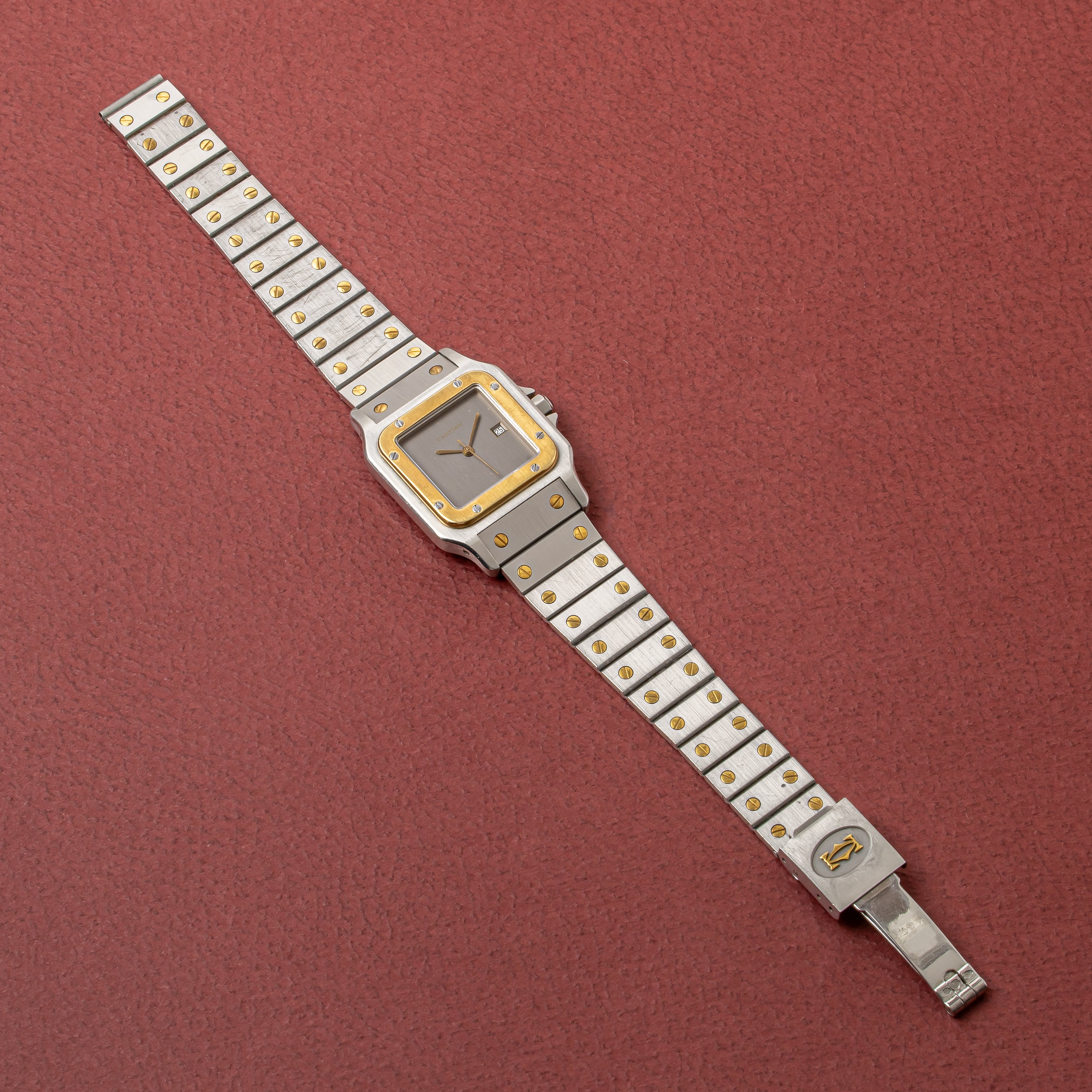 カルティエ サントス 1980年代製 LMサイズ コンビ Ref.2961 カルティエ サントス 1980年代製 LMサイズ コンビ Ref.2961