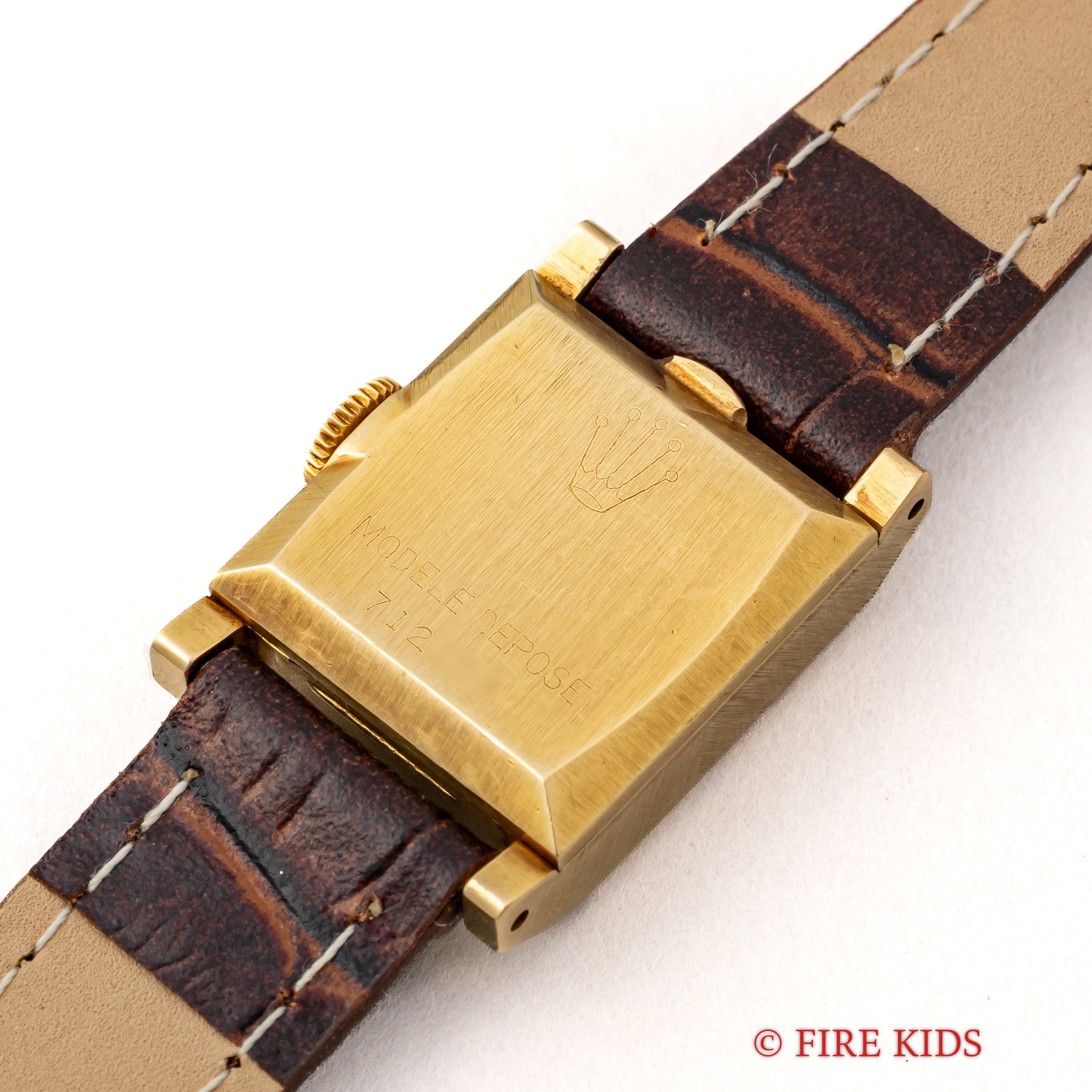 ロレックス 1960年製 Ref.9251 K18YG レディース スクエアケース