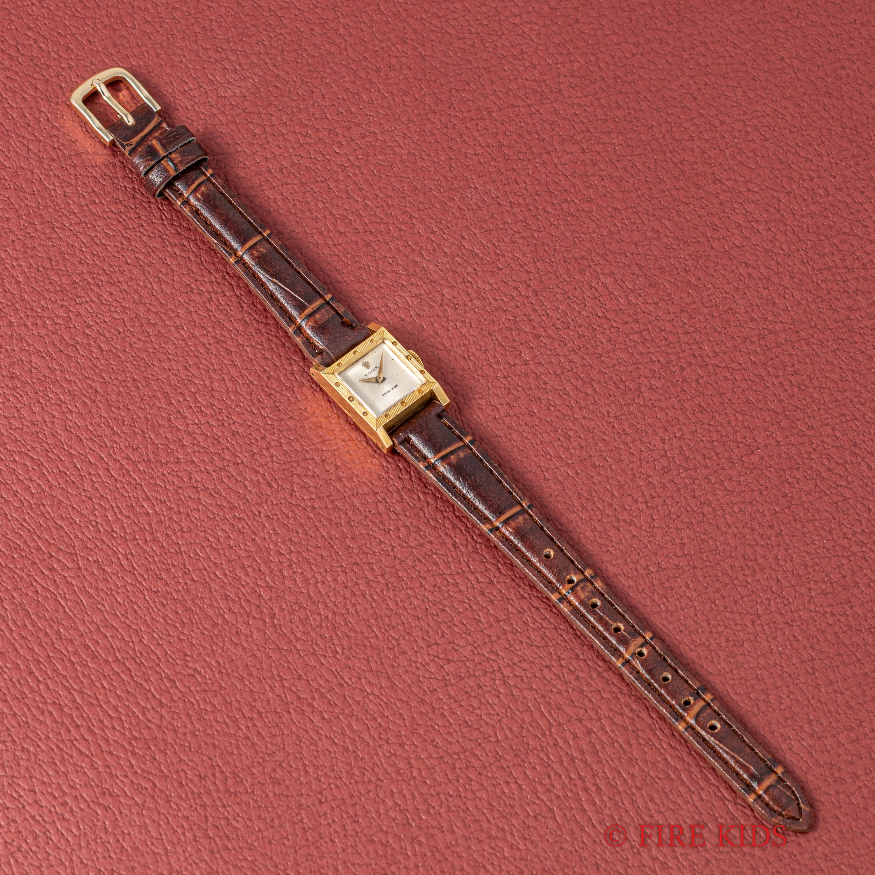 ロレックス 1960年製 Ref.9251 K18YG レディース スクエアケース 手巻き