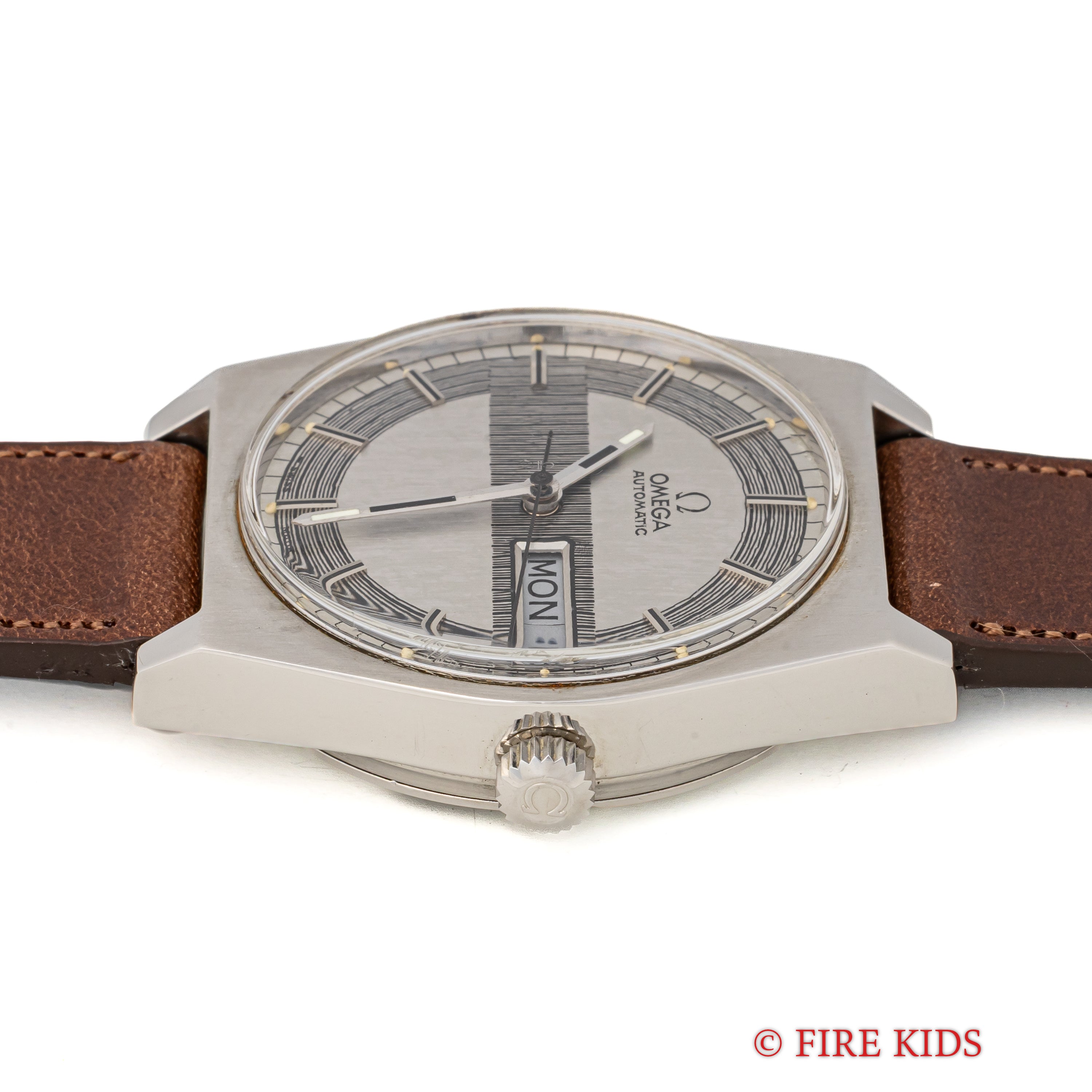 オメガ バーコードダイヤル 自動巻き 1969年製 Ref.166.0141 デイデイト