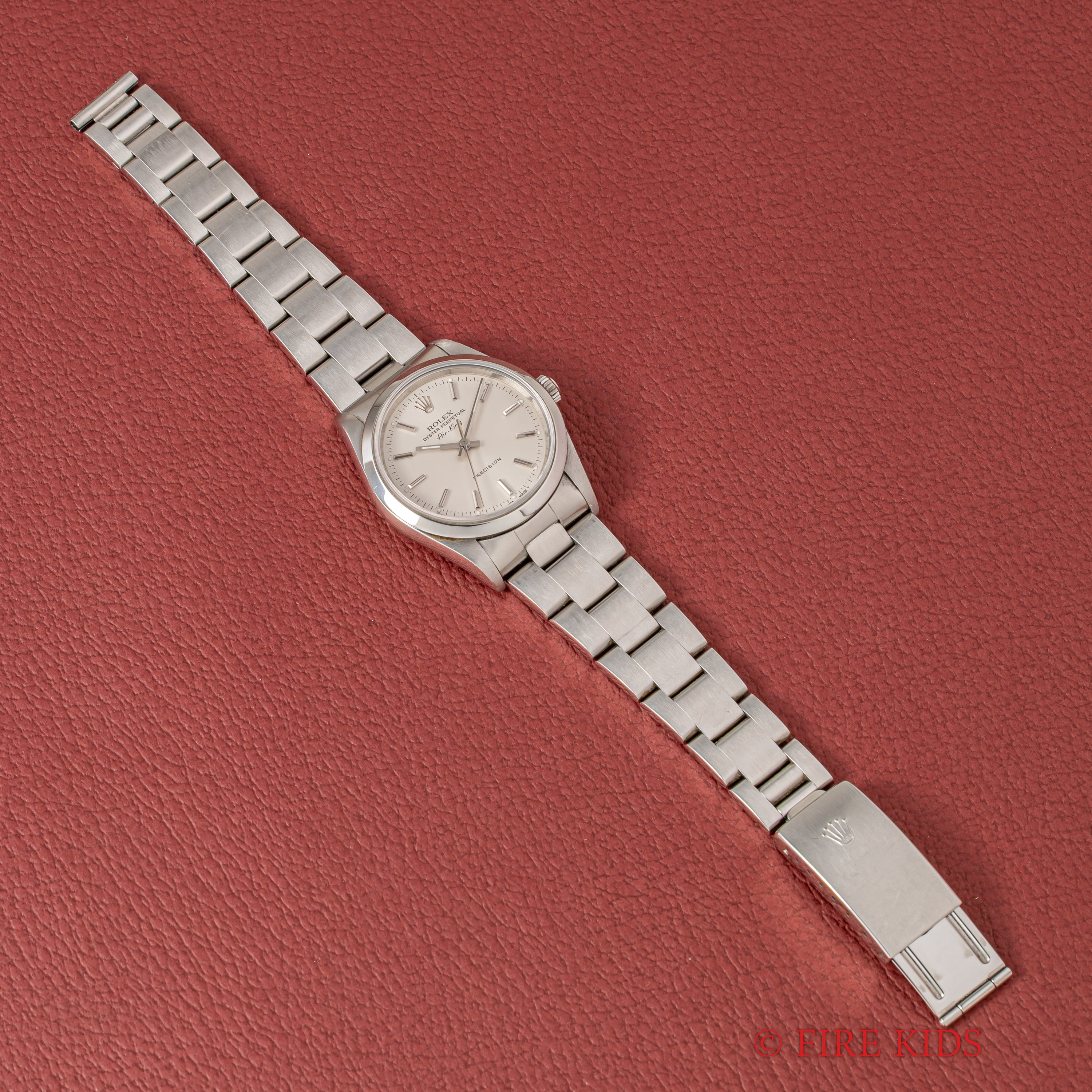 ロレックス エアキング 自動巻き 1997年製 Ref.14000 Cal.3000 箱、ギャラ、冊子、修理明細付き