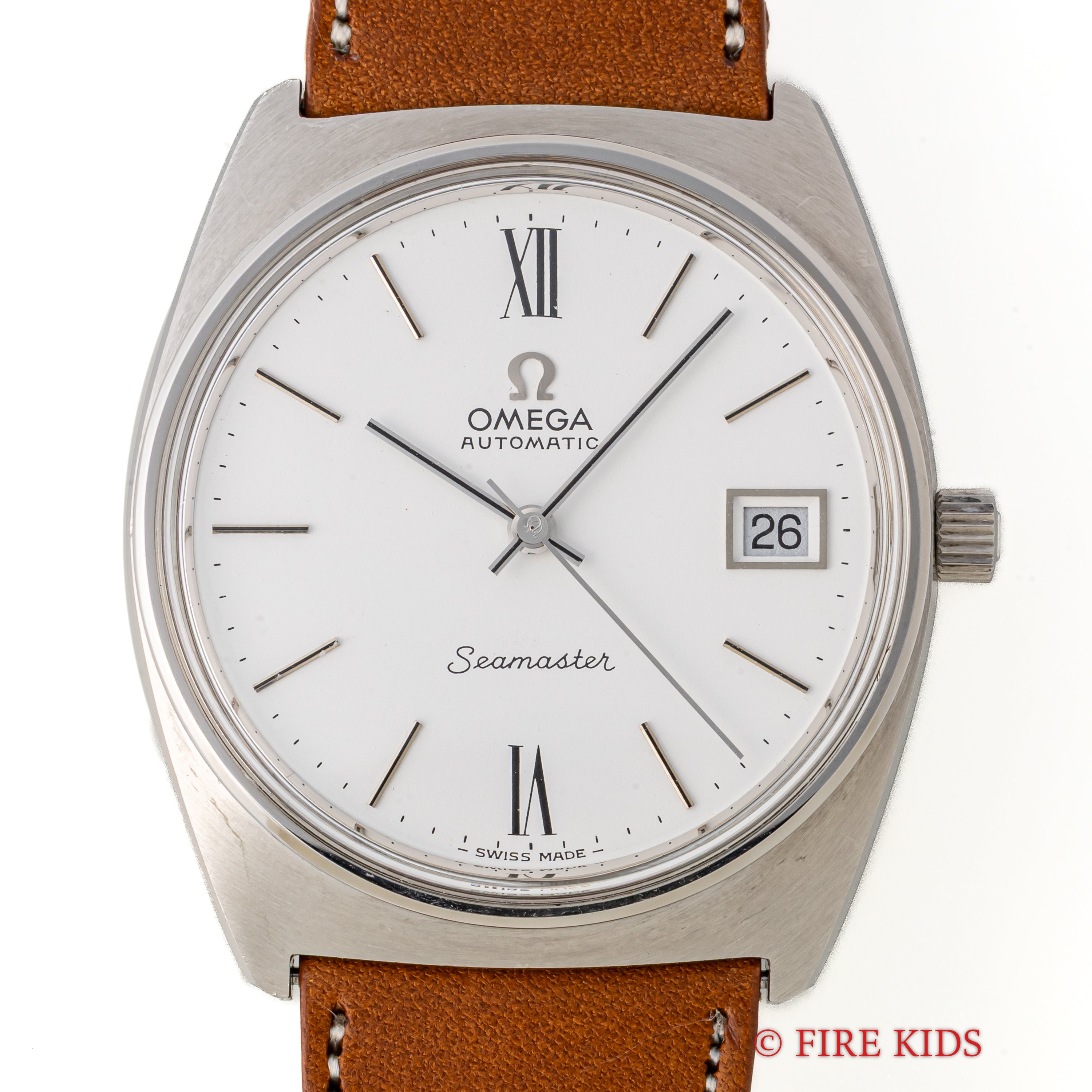 オメガ シーマスターオートマチック 1973年製 Cal.1012 Ref.166.0204 ホワイトローマン