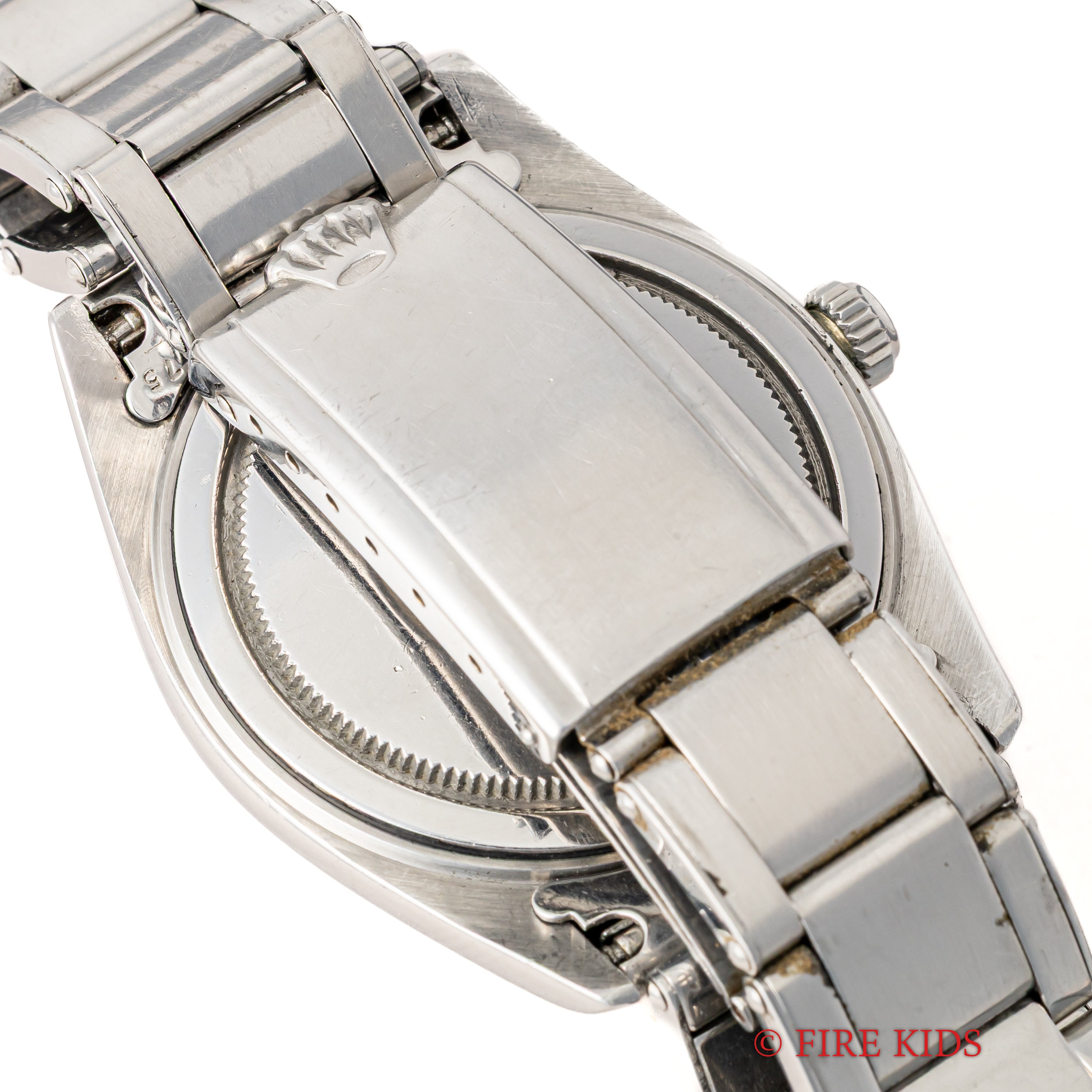 ロレックス オイスター 36㎜ビッグケース 1963年製 Ref.6424 アルファハンド 20㎜リベットブレス
