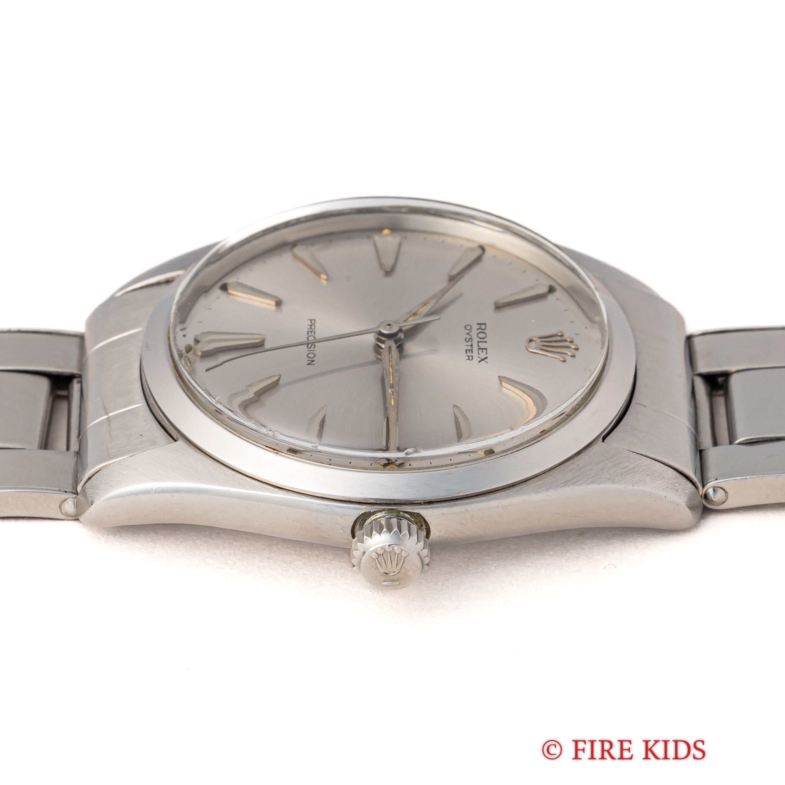 ロレックス オイスター 36㎜ビッグケース 1963年製 Ref.6424 アルファハンド 20㎜リベットブレス