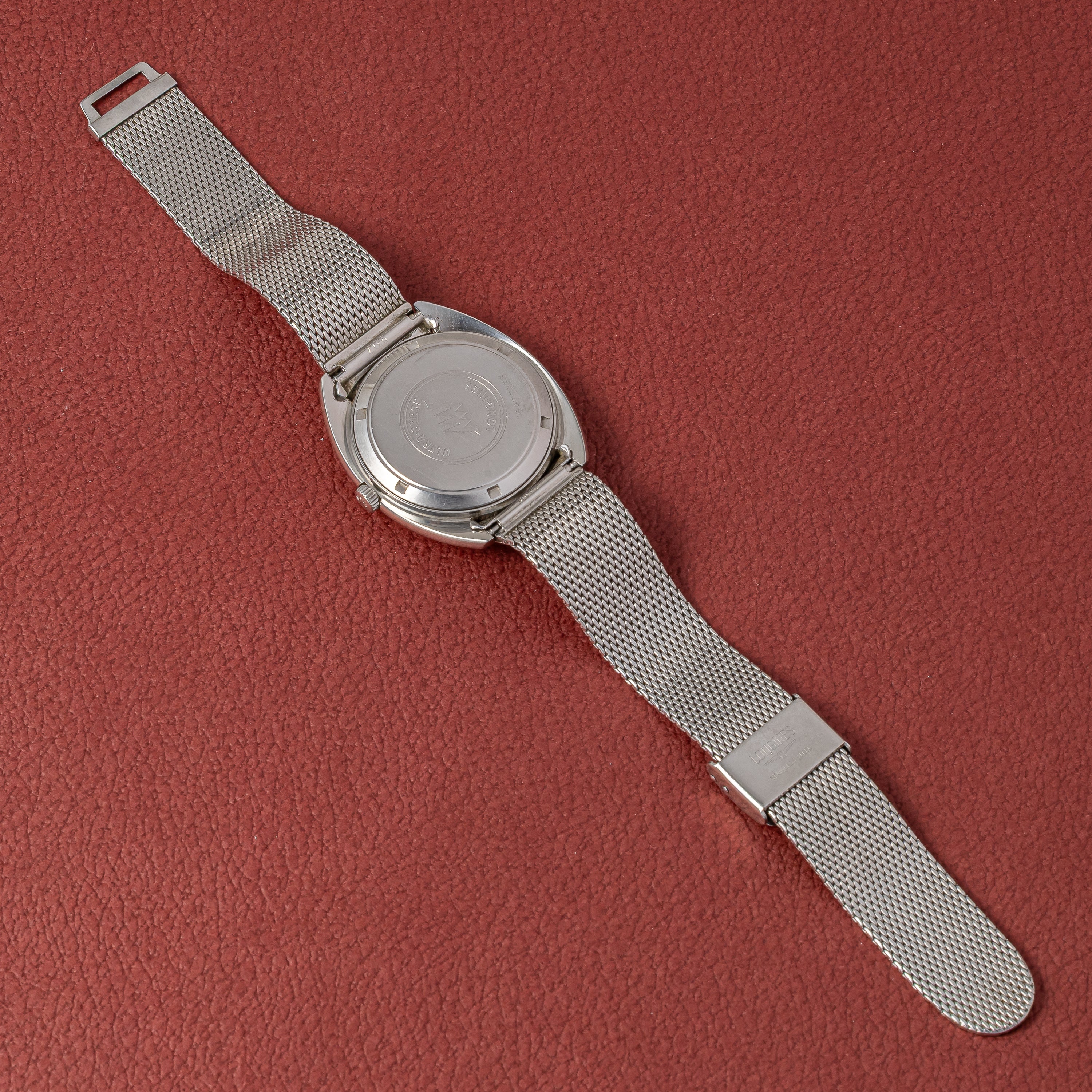 LONGINES ウルトラクロン シルバーダイヤル 純正メッシュブレス