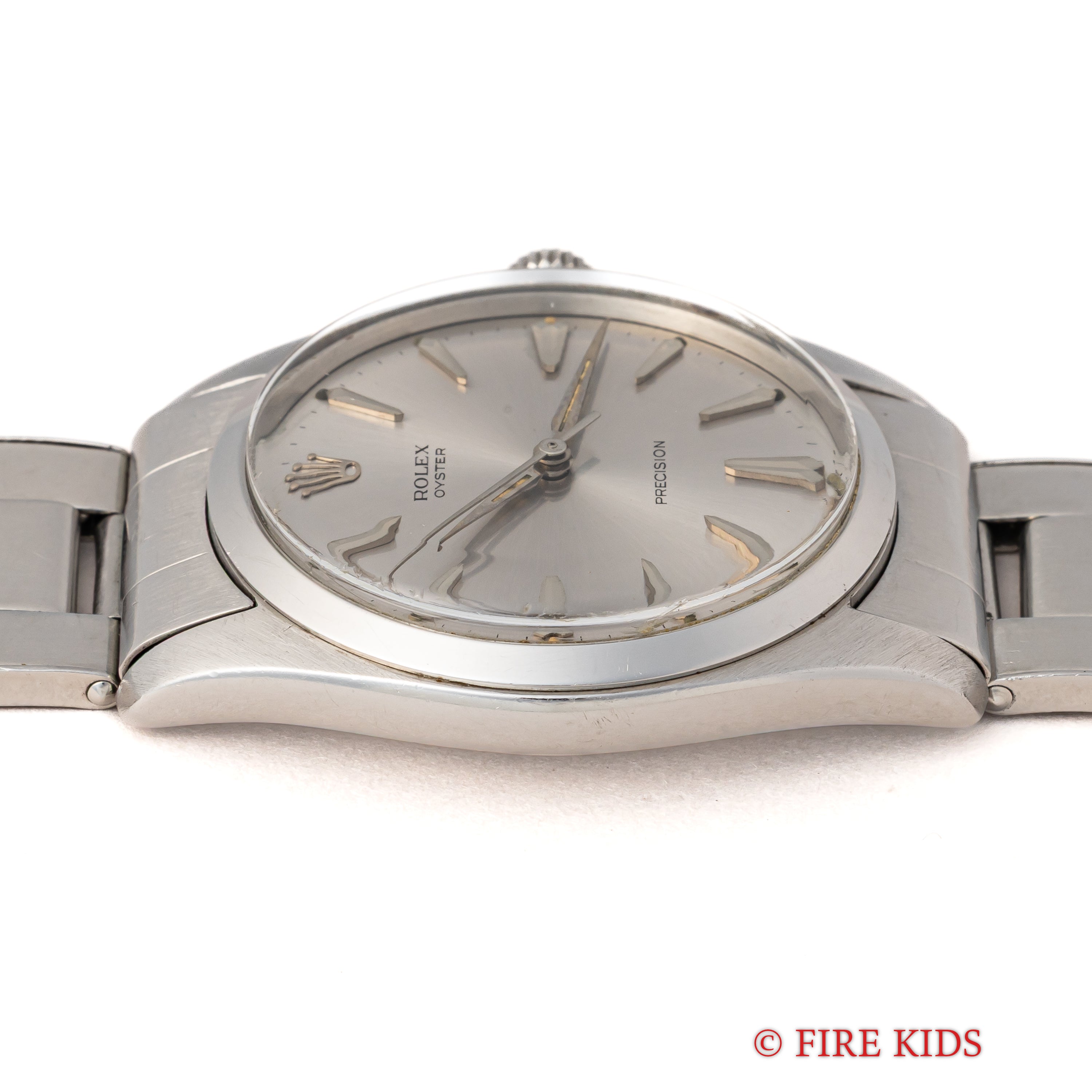 ロレックス オイスター 36㎜ビッグケース 1963年製 Ref.6424 アルファハンド 20㎜リベットブレス