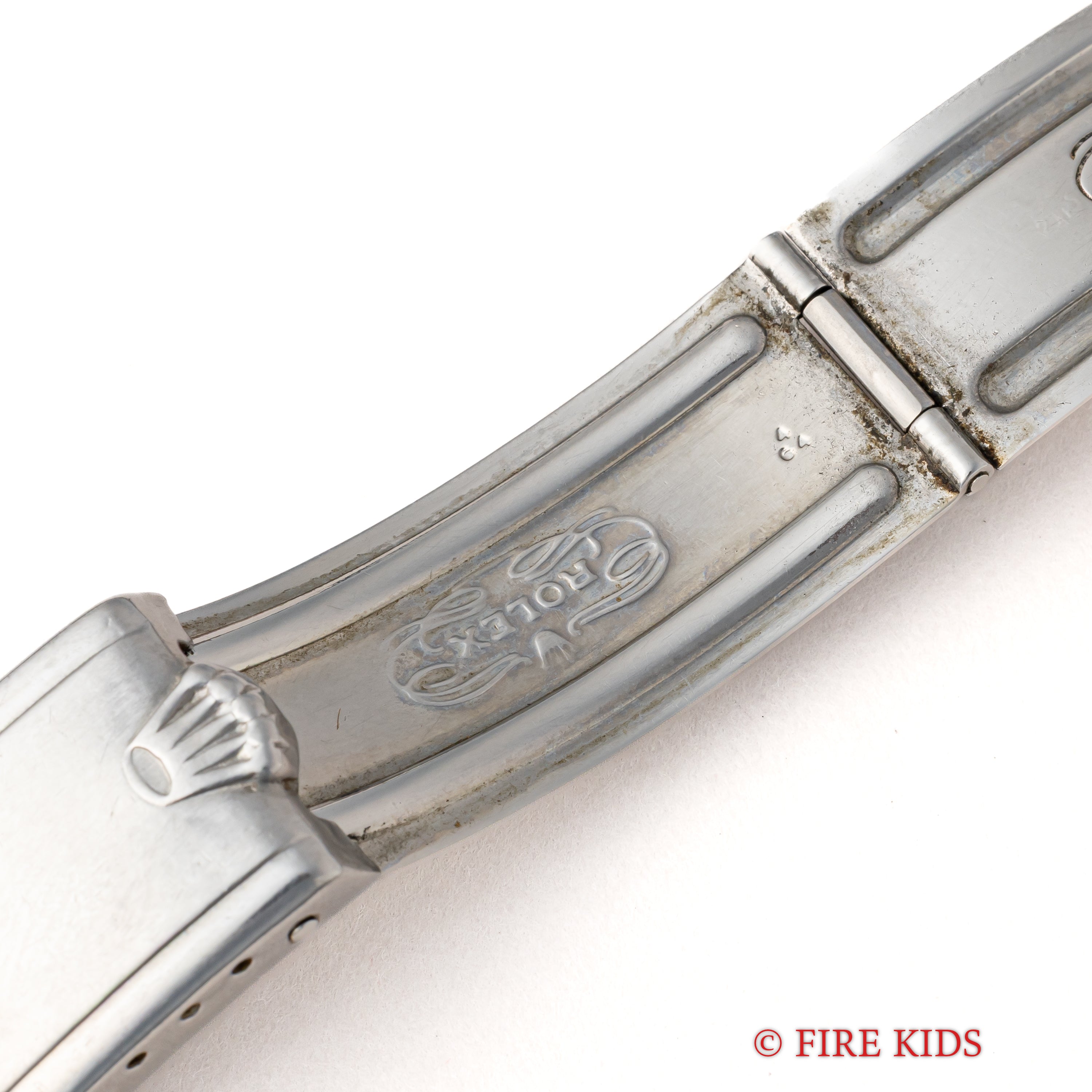 ロレックス オイスター 36㎜ビッグケース 1963年製 Ref.6424 アルファハンド 20㎜リベットブレス