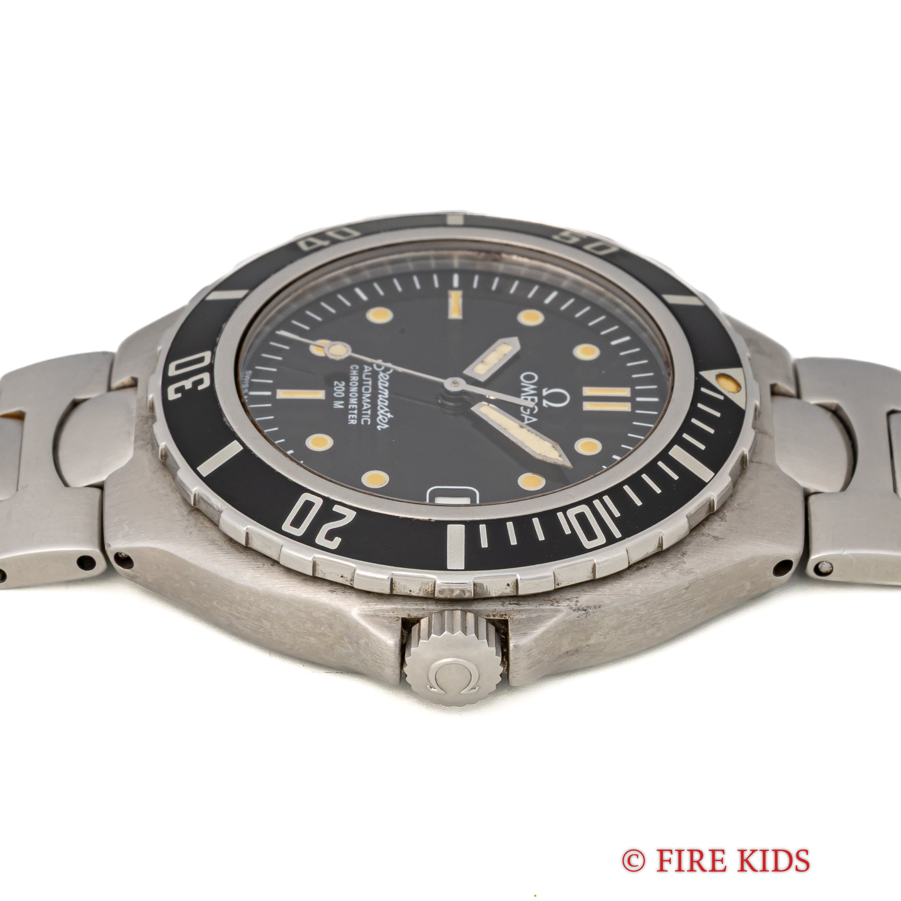 オメガ シーマスター200m 1988年製 プレボンド ミッドサイズ 自動巻クロノメーター ジェンタデザイン