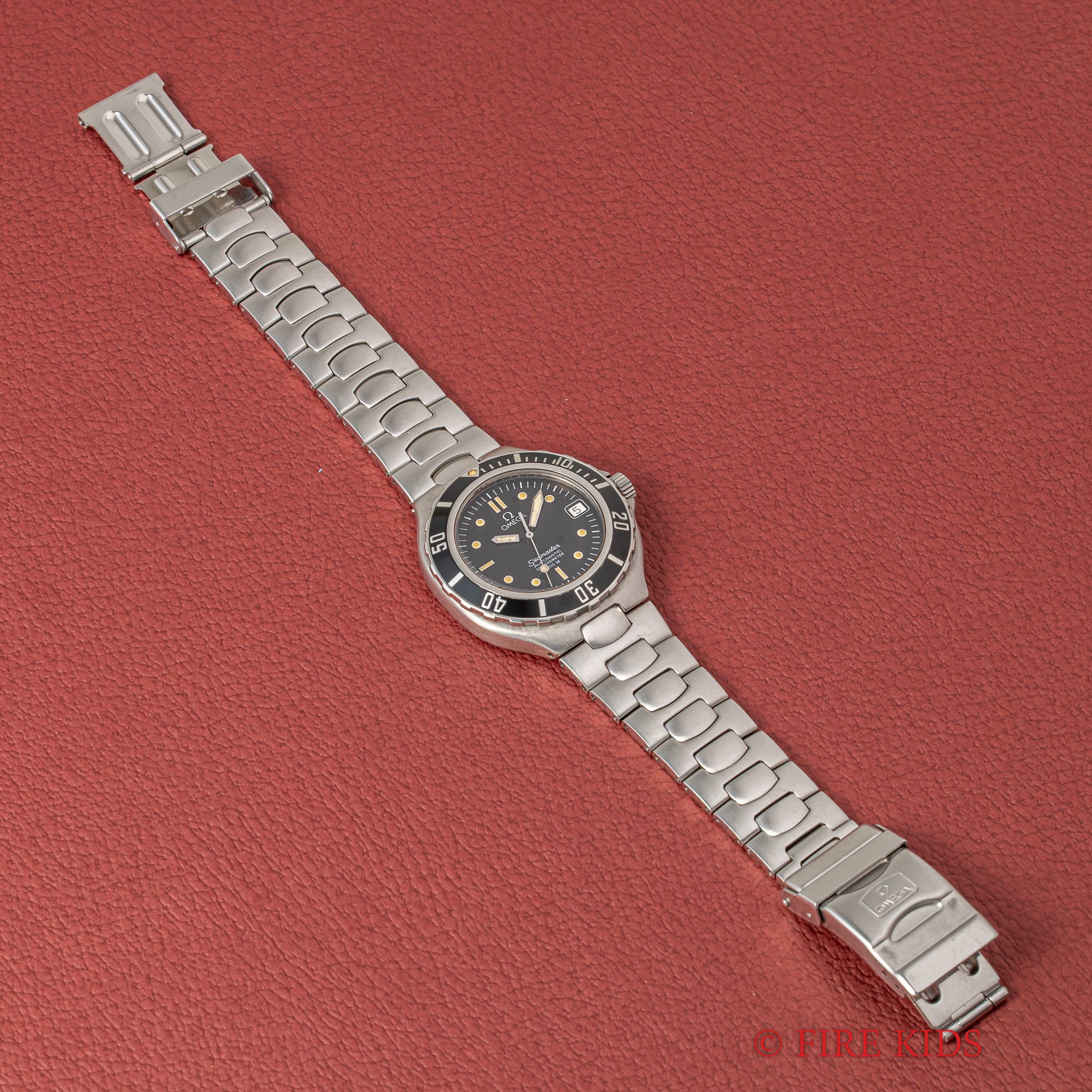 オメガ シーマスター200m 1988年製 プレボンド ミッドサイズ 自動巻クロノメーター ジェンタデザイン