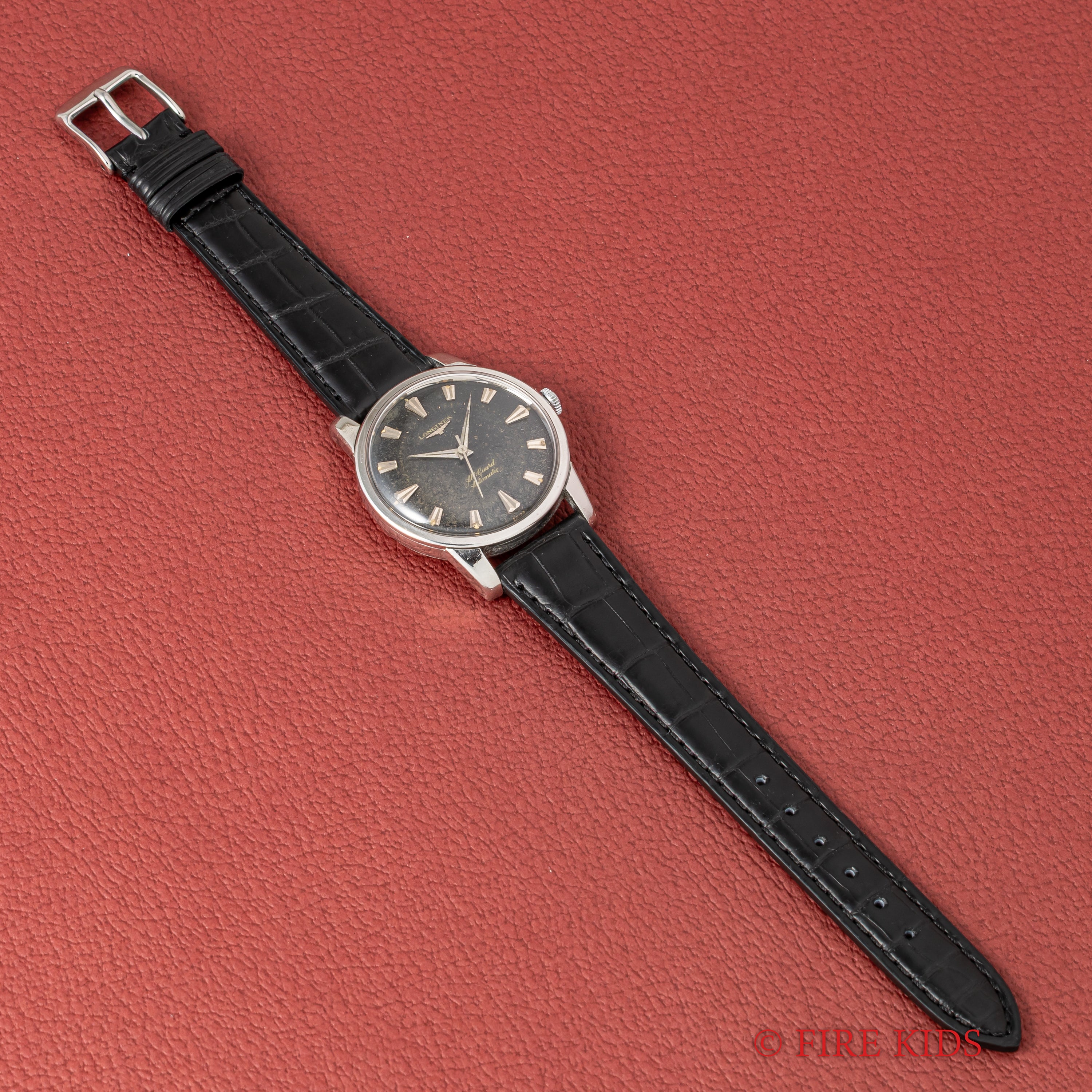 ロンジン オールガード 1955年製 ブラックミラー