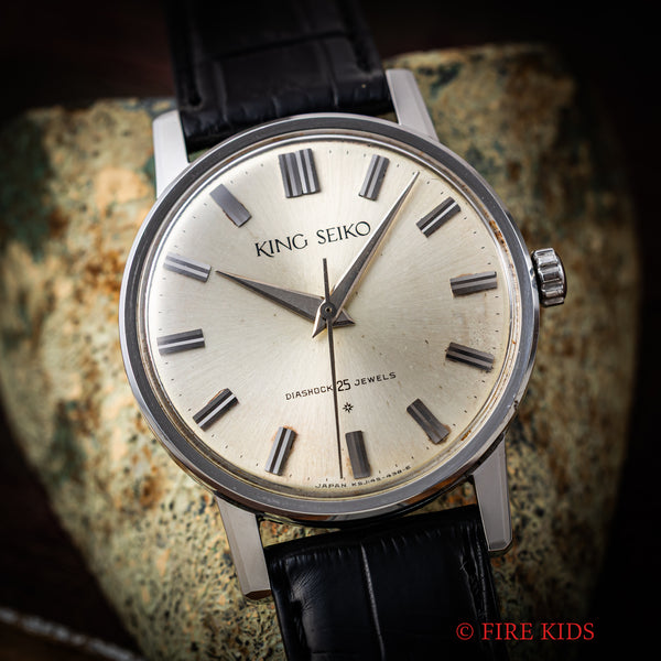 MARCA REGISTRADA アンティーク 東洋所持品 風琴 キングセイコー ファースト 1962年製 SS 手巻き SDダイヤル Ref