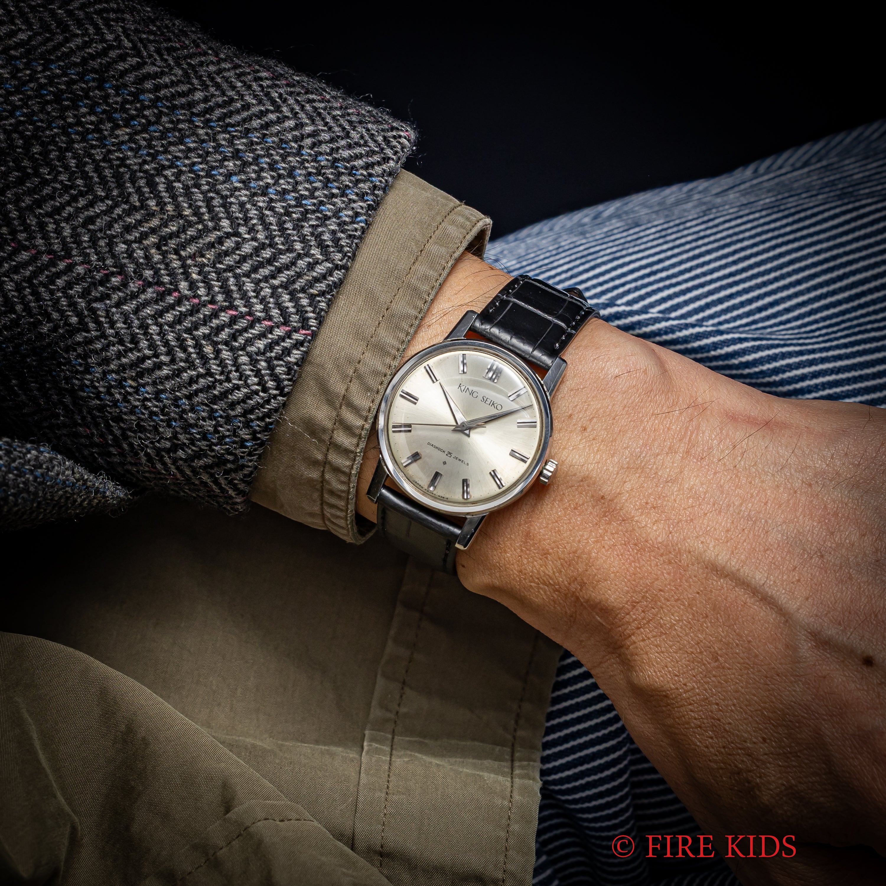 キングセイコー ファースト 1962年製 SS 手巻き SDダイヤル Ref.J14102E
