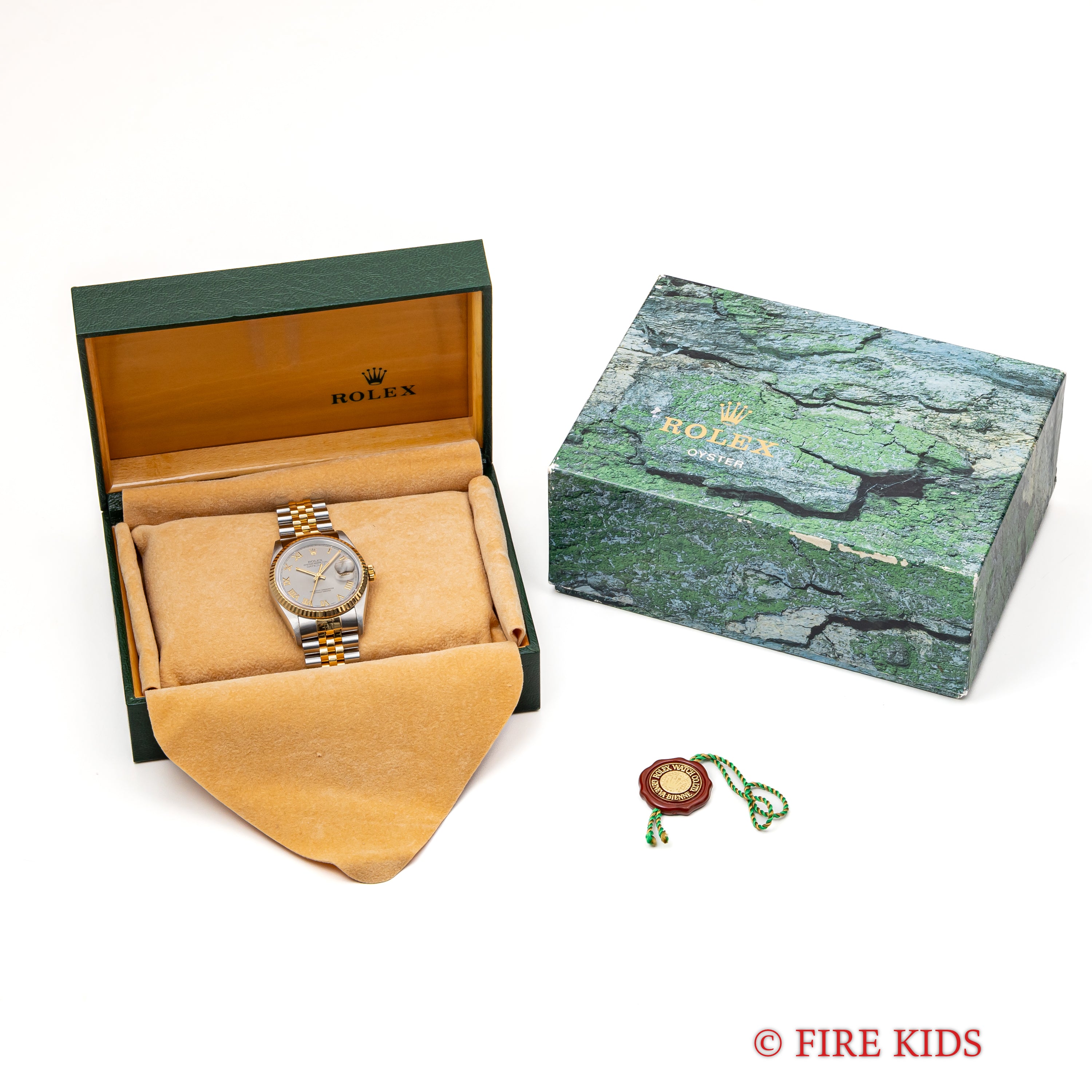 ロレックス デイトジャスト 1991年製 コンビ Ref.16233 グレーローマン