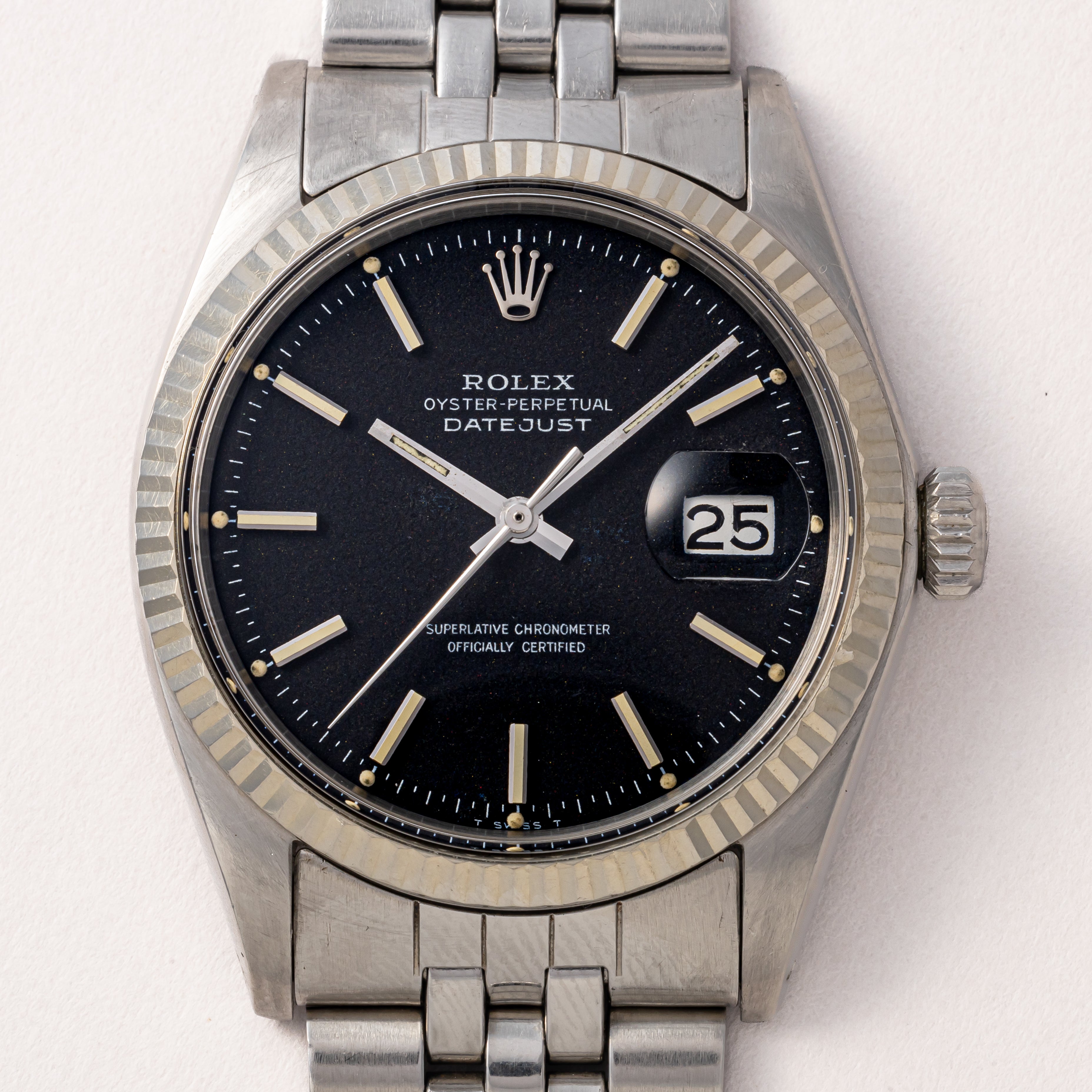 ロレックス デイトジャスト 1968年製 Ref.1601 レッドアイダイヤル