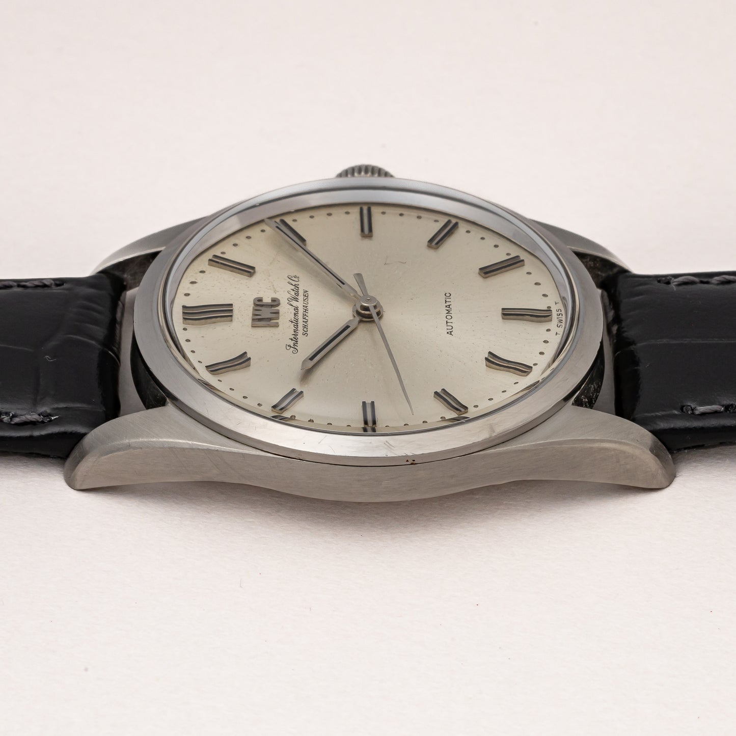 IWC ラウンドケース 1967年製 Ref.817A オートマチック Cal.854 リアルお魚リューズ