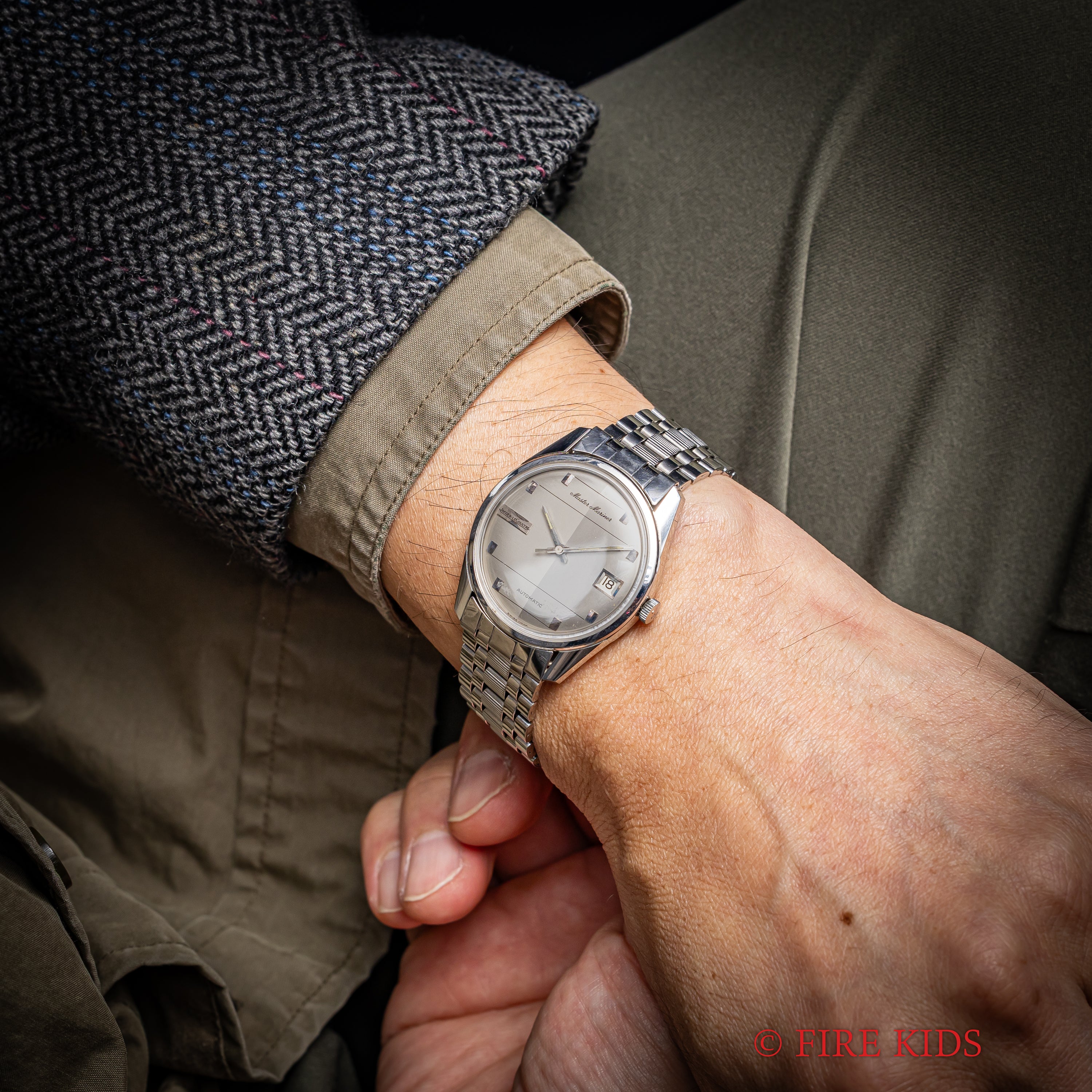 ジャガー・ルクルト マスターマリーナ 1960年代製 自動巻 Ref.E557/1 Cal.K881  純正ゲイフレアーブレス