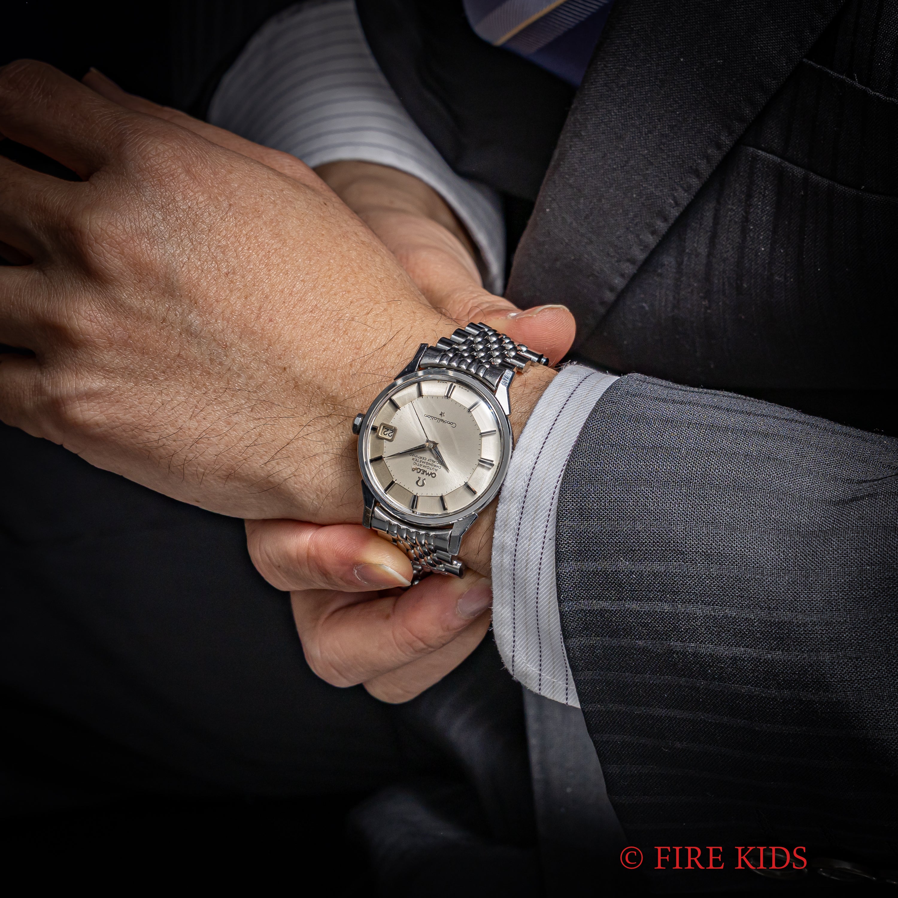 オメガ コンステレーション 12角 1966年製 パイパンダイヤル 自動巻クロノメーター Cal.561 純正ステンレスブレス