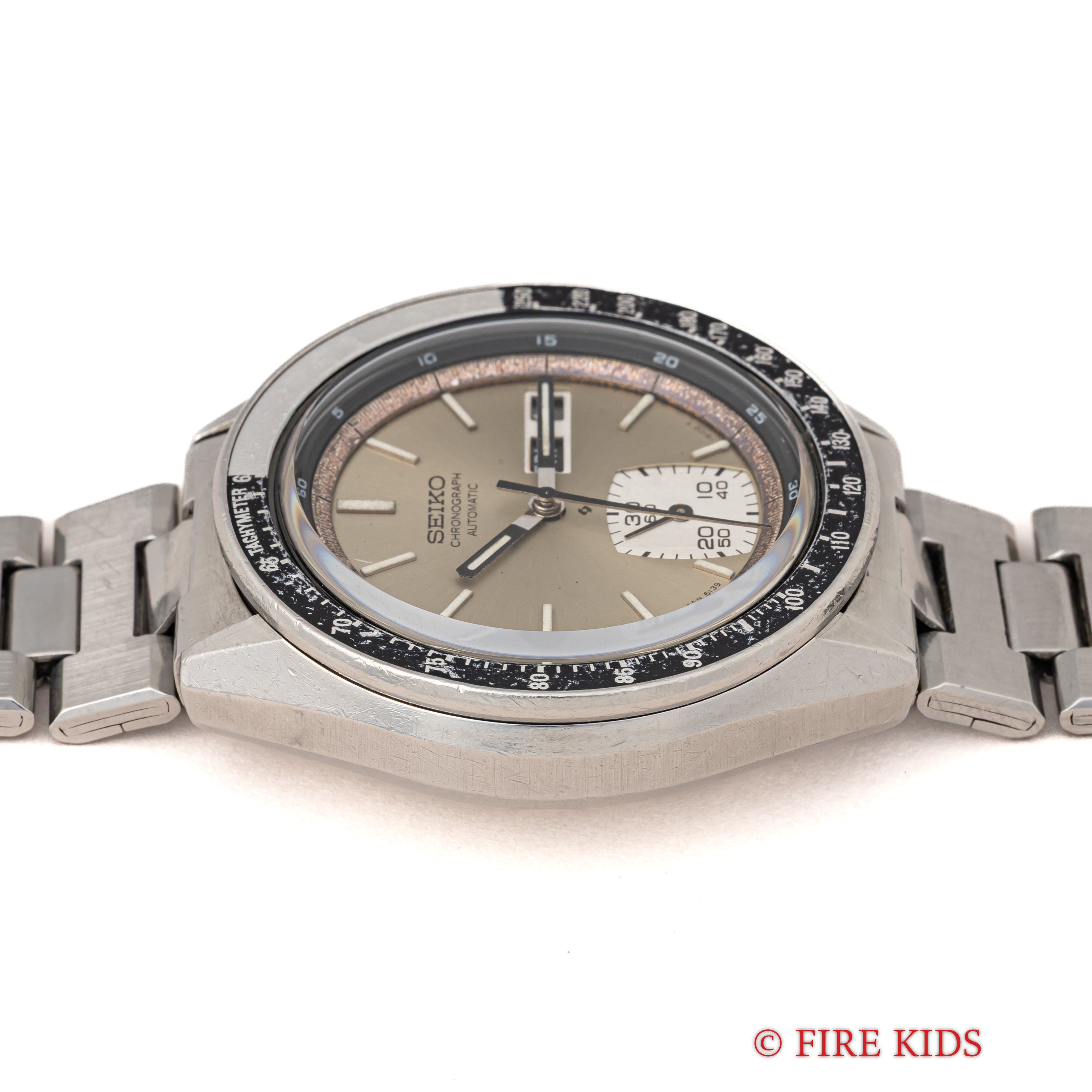 セイコー 5スポーツ スピードタイマー 1966年製 Ref.6139-6040 ゴーストベゼル ブレス付き