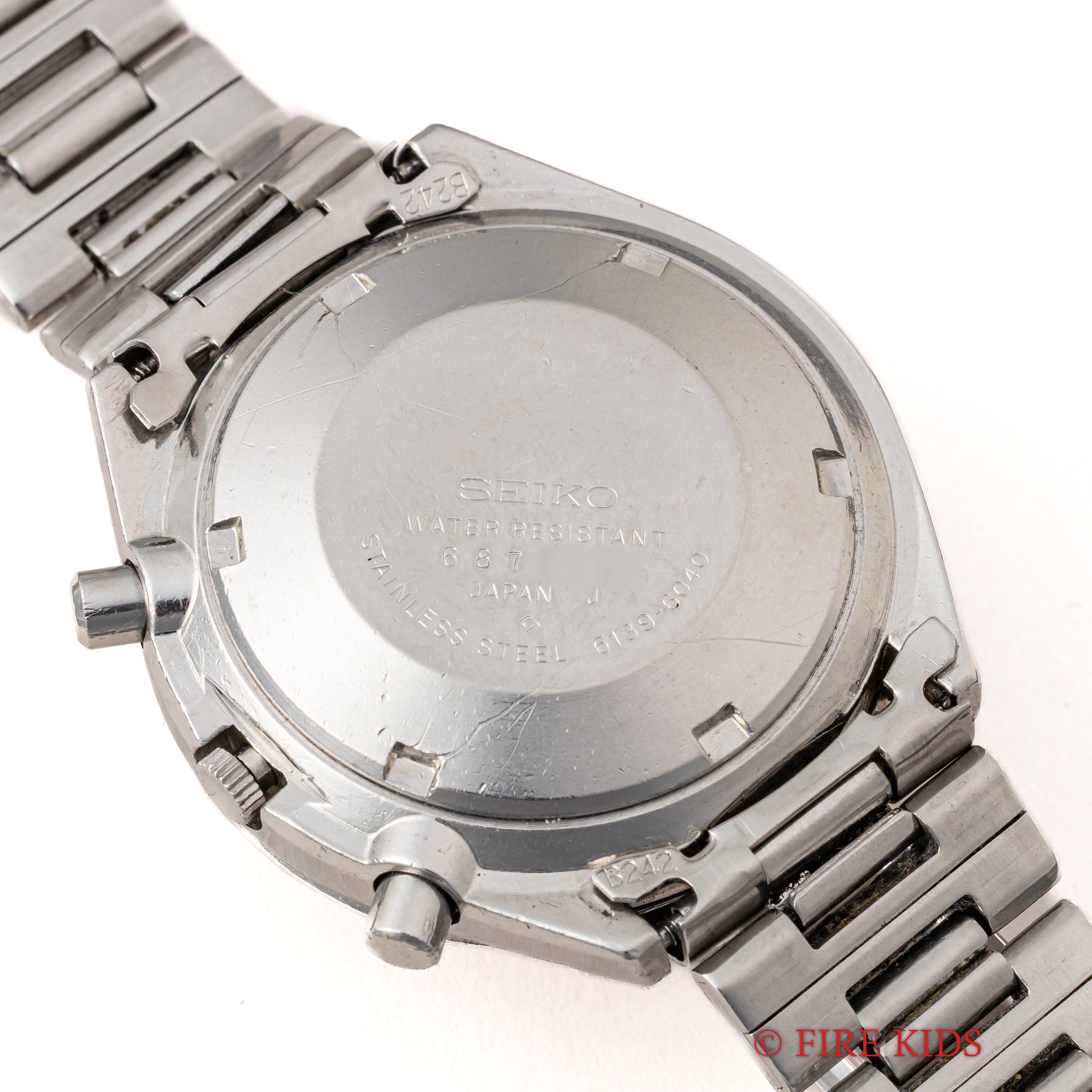セイコー 5スポーツ スピードタイマー 1966年製 Ref.6139-6040 ゴーストベゼル ブレス付き