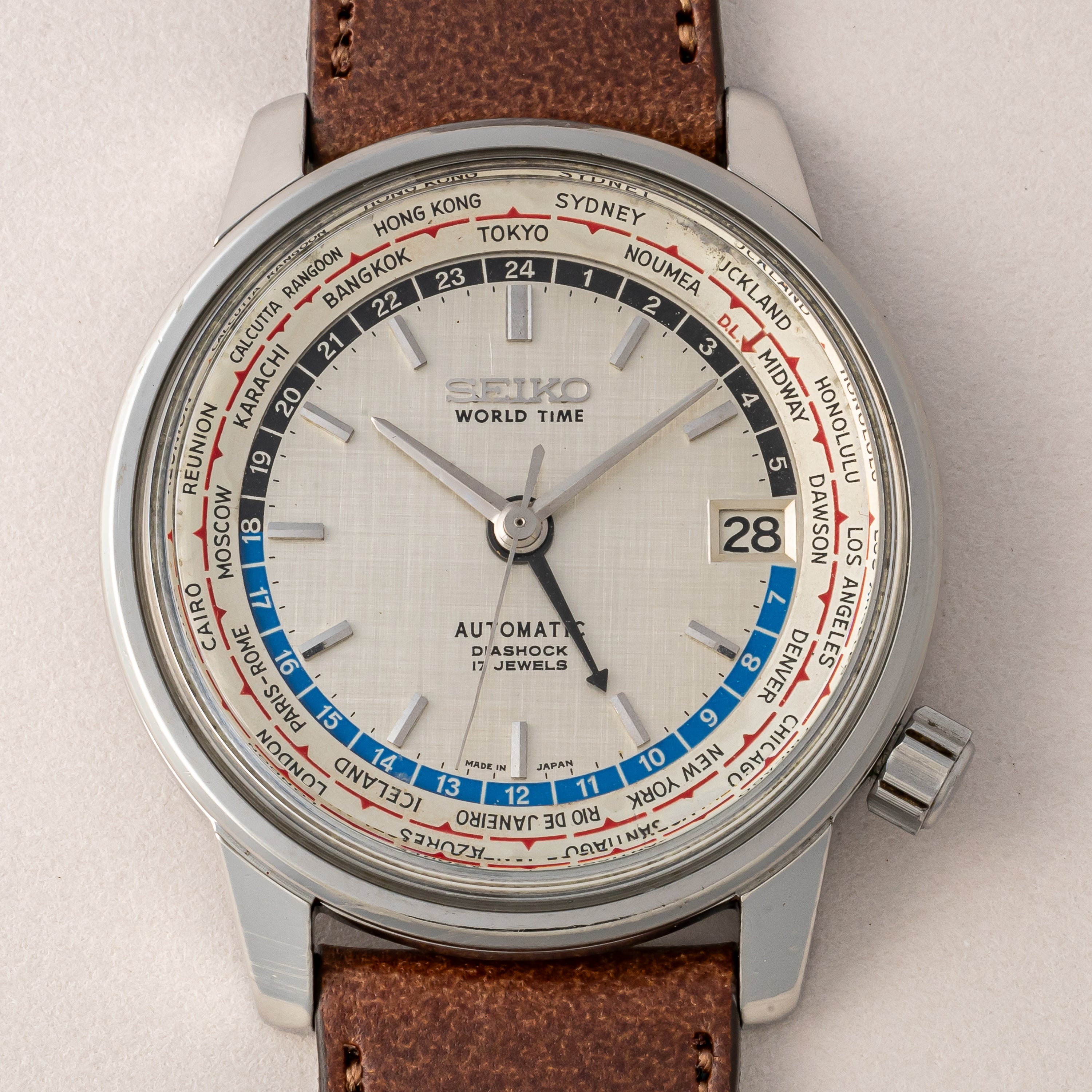 セイコー ワールドタイム 1964年製 Ref.6217-7000 聖火マーク