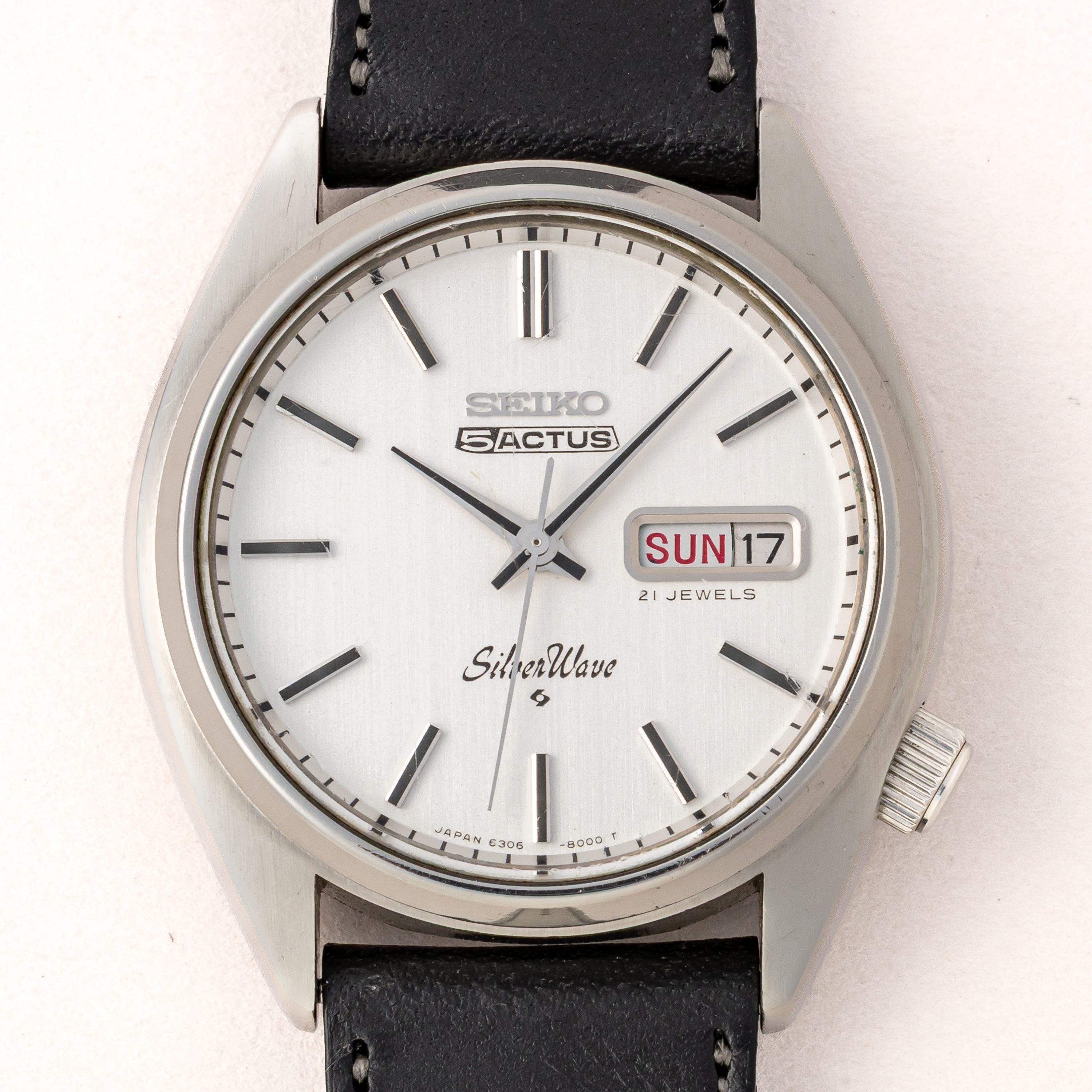 セイコー アクタス シルバーウェーブ 1976年製 Ref.6306-8000 ねじ込みリューズ