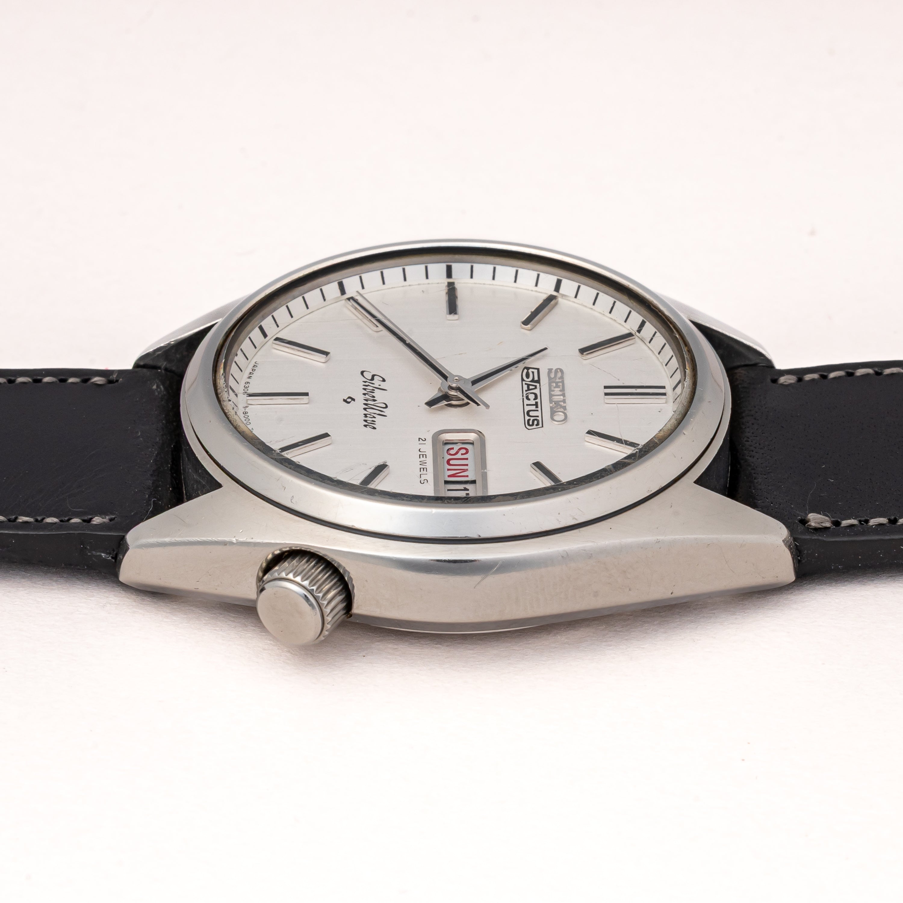 セイコー アクタス シルバーウェーブ 1976年製 Ref.6306-8000 ねじ込みリューズ