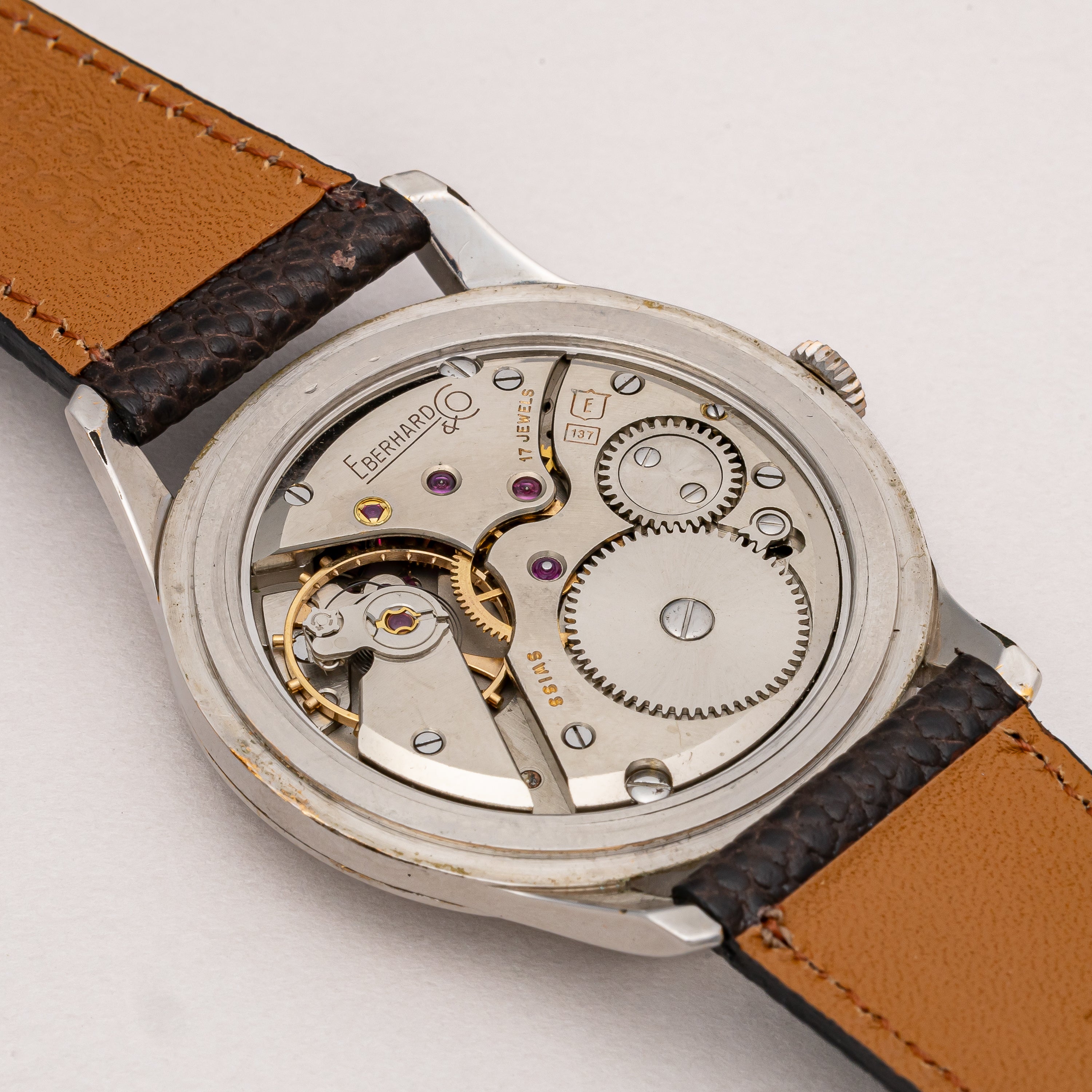 エベラール 30 38㎜オーバーサイズケース スモールセコンド 1940年代製 手巻き Cal.137
