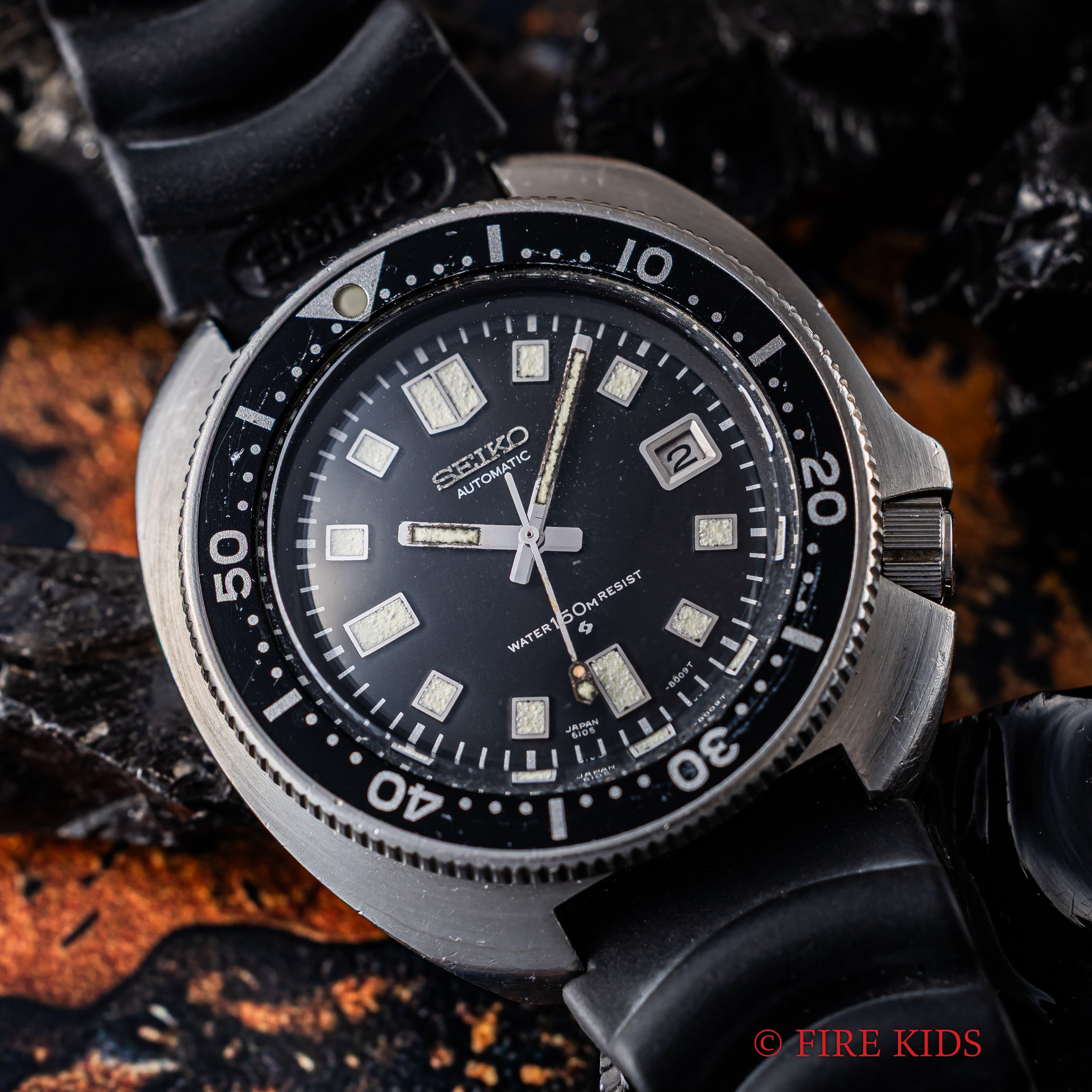 セイコー　SEIKO クォーツ ダイバー　腕時計 150m防水 セイコー ダイバー 150m レディース 2625-0010 黒文字盤