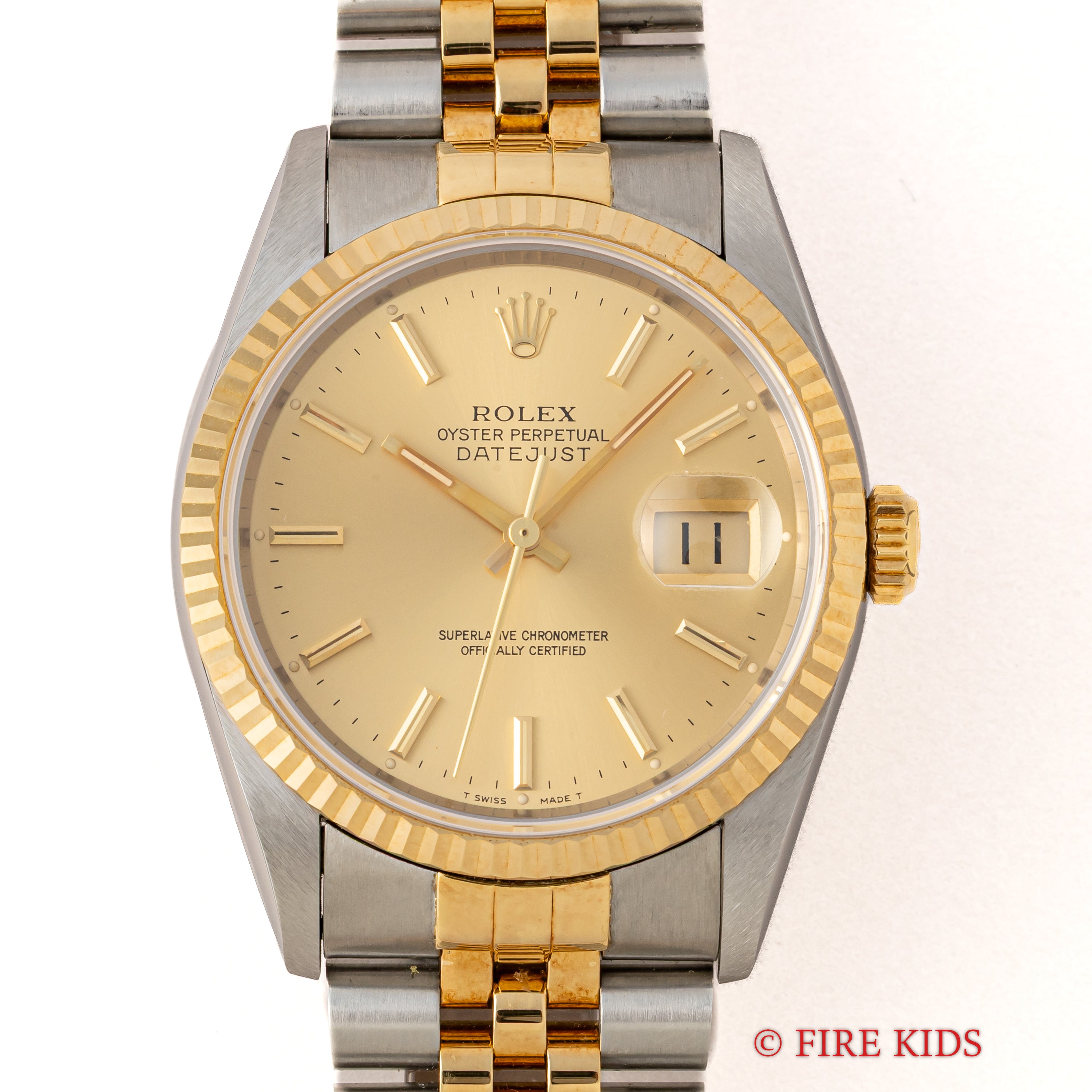 ROLEX 16013 コンビジュビリーブレス　デイトジャスト　16233 YG ロレックス デイトジャスト 1984年製 Ref.16013 コンビ 純正ブレス