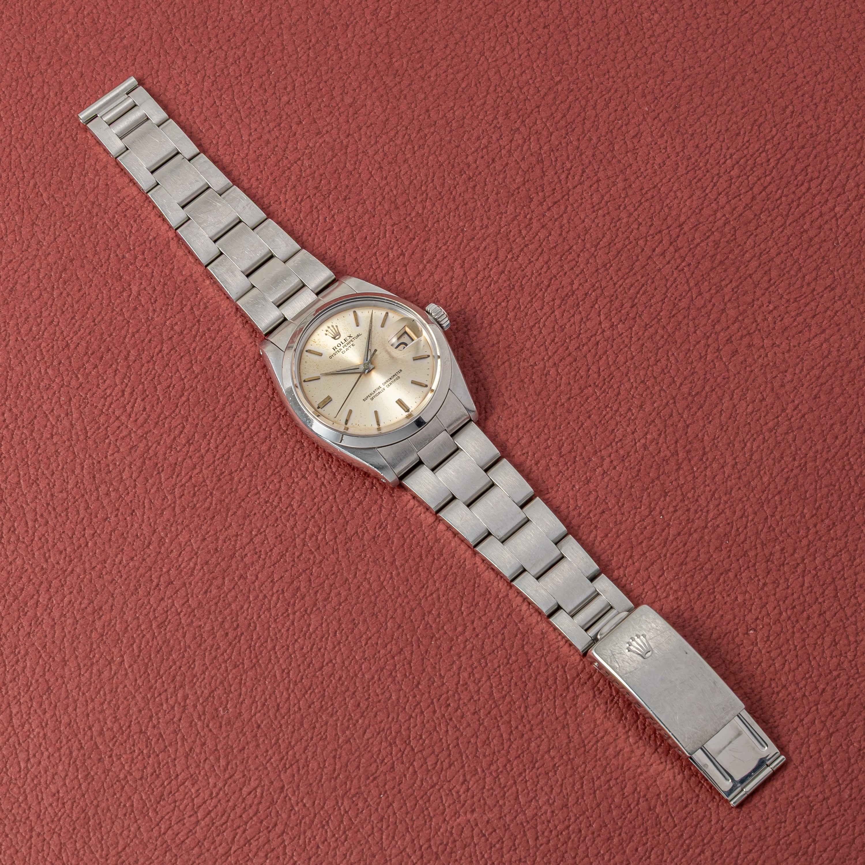 ロレックス 1963年製 オイスターパーペチュアルデイト Ref.1500 シルバーダイヤル