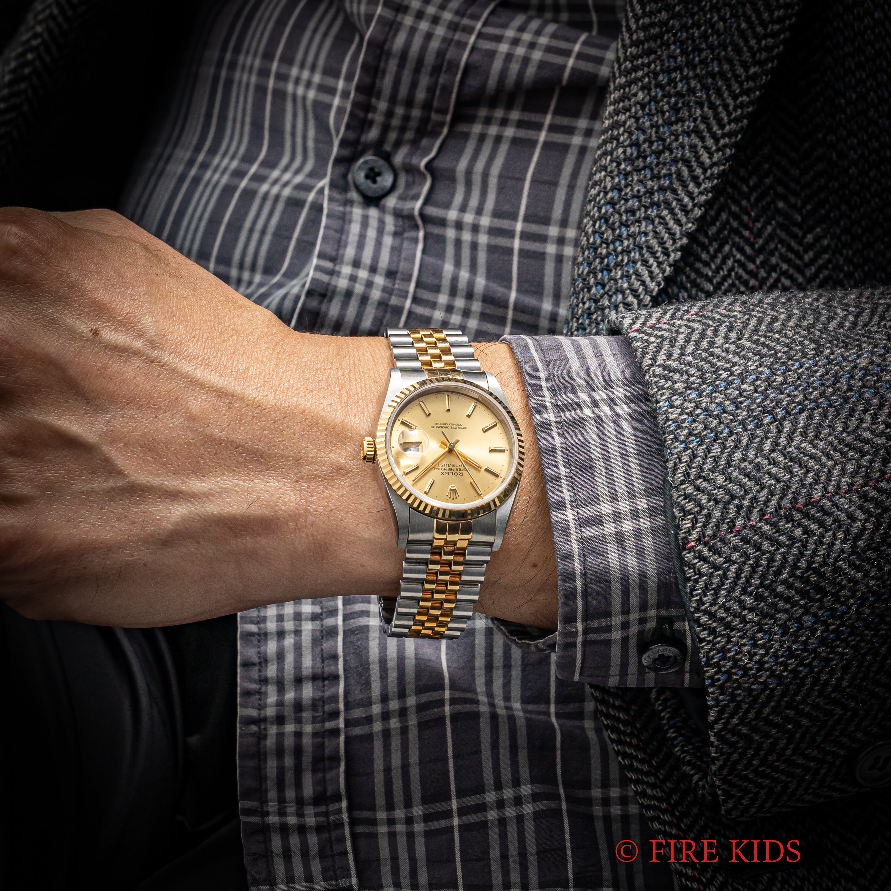 ロレックス デイトジャスト36 コンビ 1993年製 Ref.16233 シャンパン