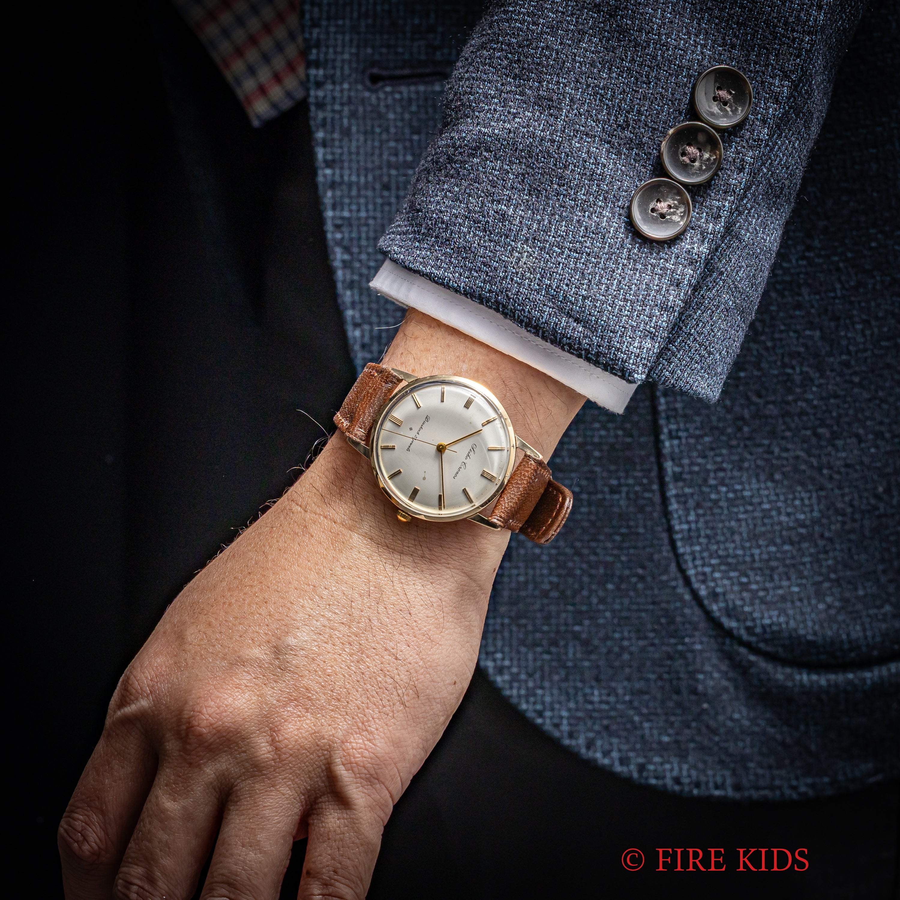 セイコー クロノス 1959年製 SDダイヤル 23石手巻 14KGF Ref.15001A