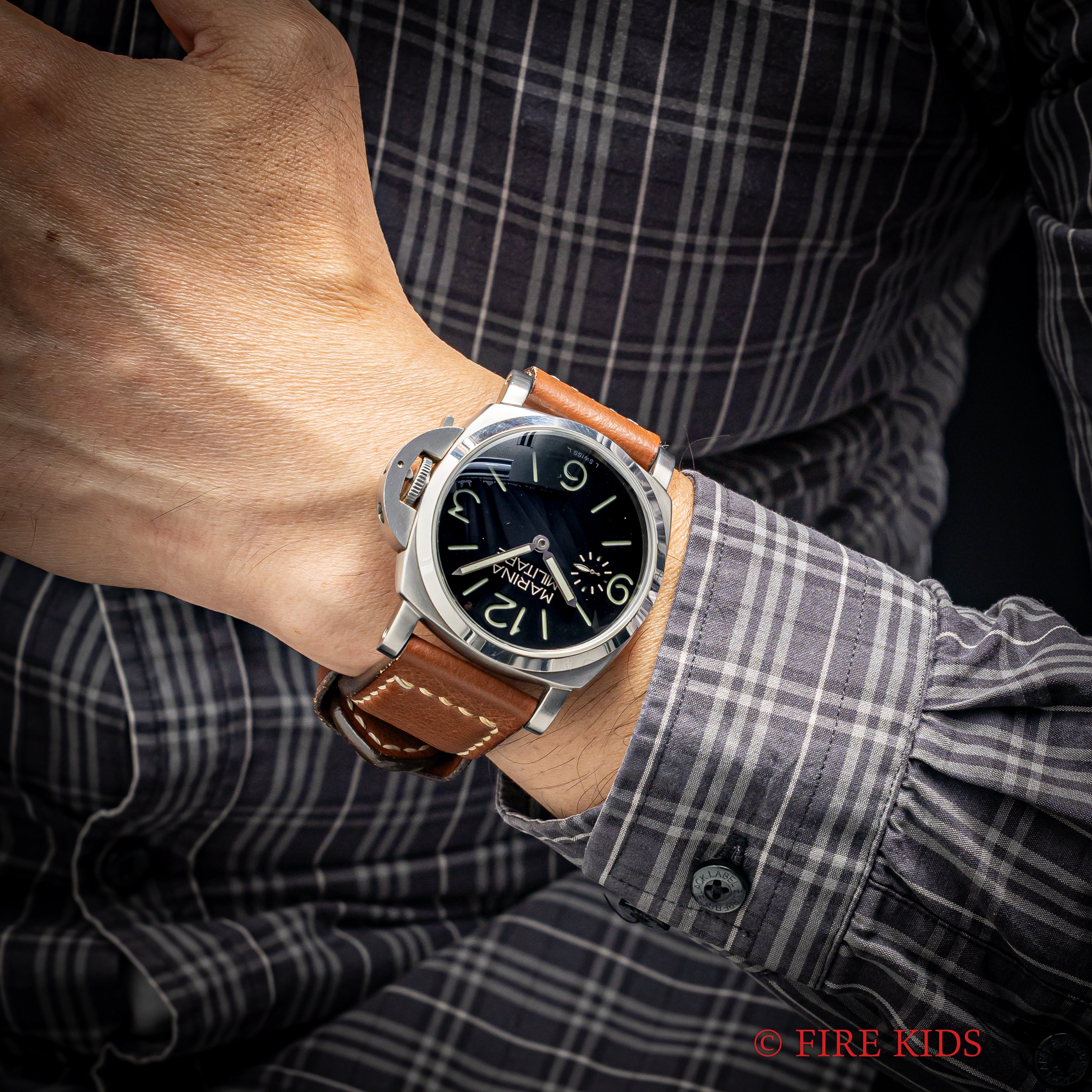 RXW マリーナミリターレ 2000年代製 パネライタイプ 手巻 Cal.ETA6497-1