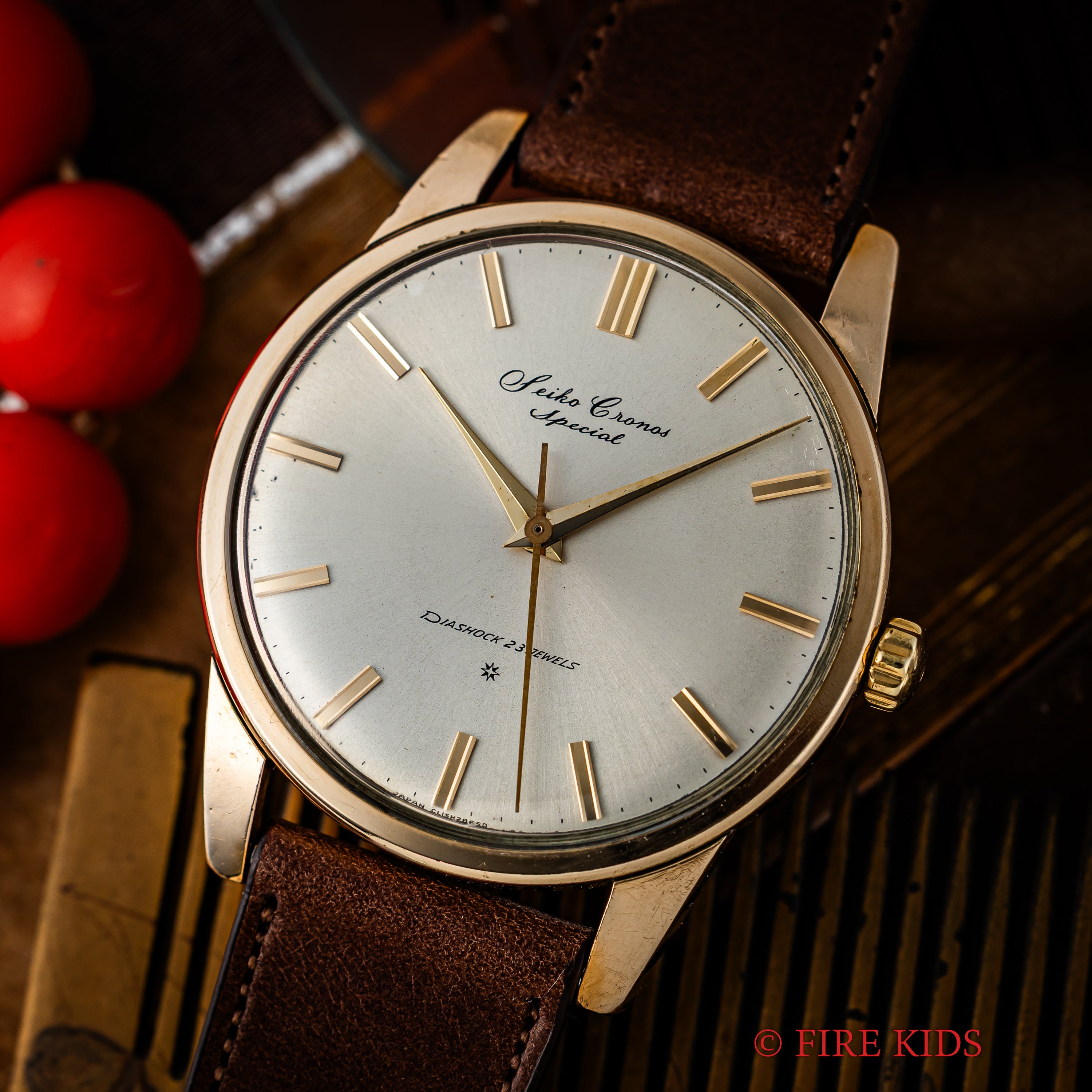 セイコー クロノススペシャル SDダイヤル 1962年製 80ミクロンAGF 手巻