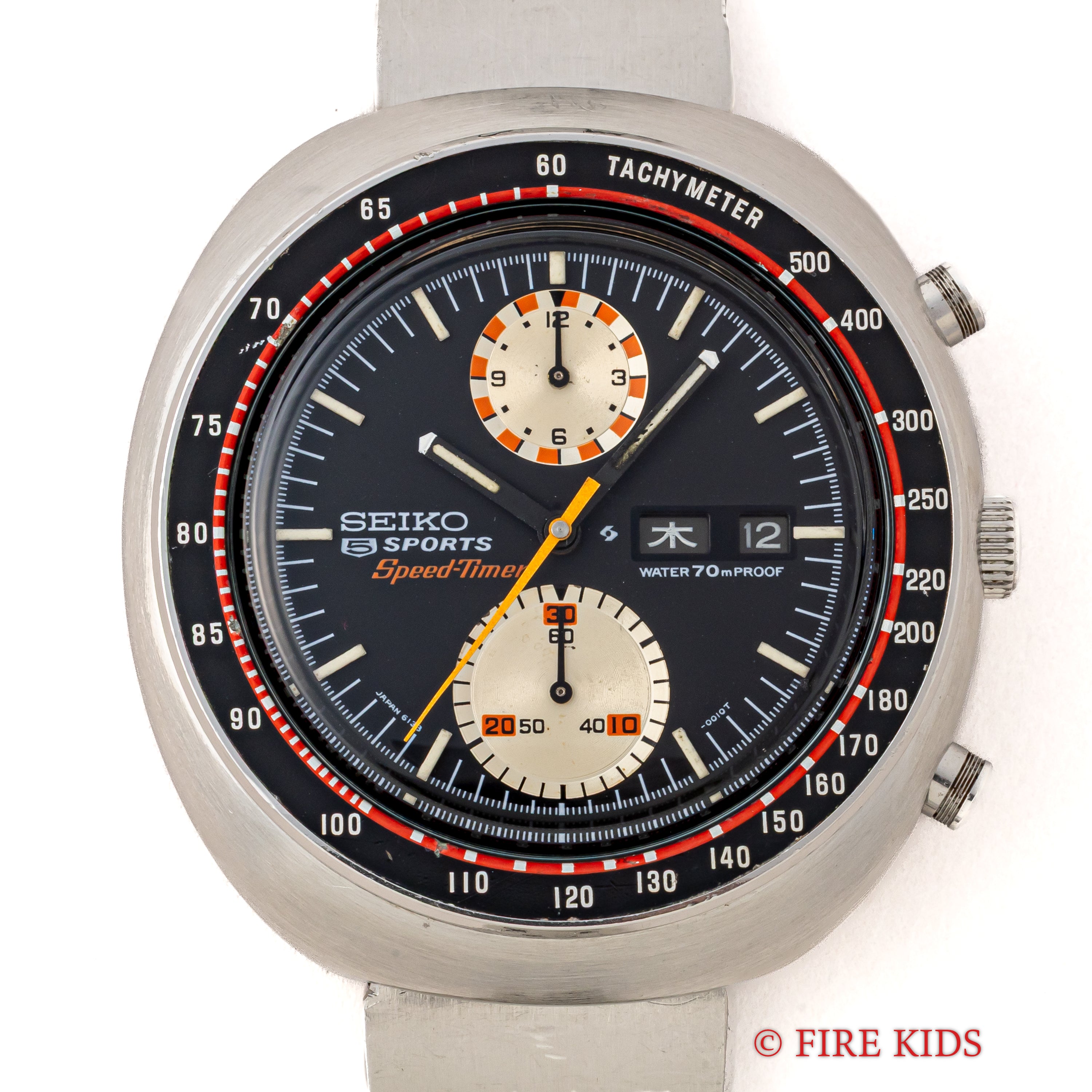 セイコー 5スポーツスピードタイマー1970年製 Ref.6138-0010 UFO 自動巻きクロノグラフ 国内仕様