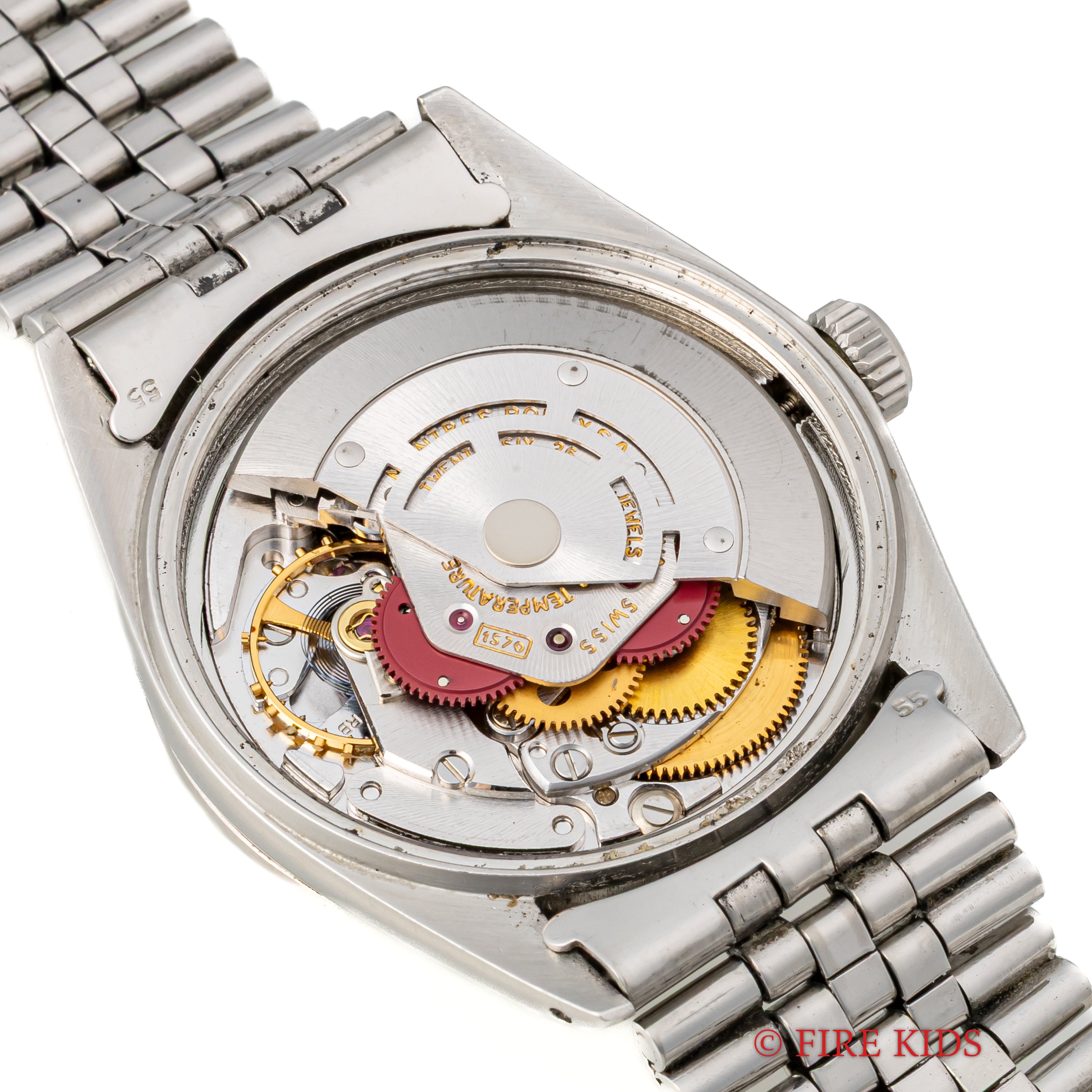 ロレックス 1971年製 デイトジャスト36 Ref.1603 リネンダイヤル 純正ジュビリーブレス