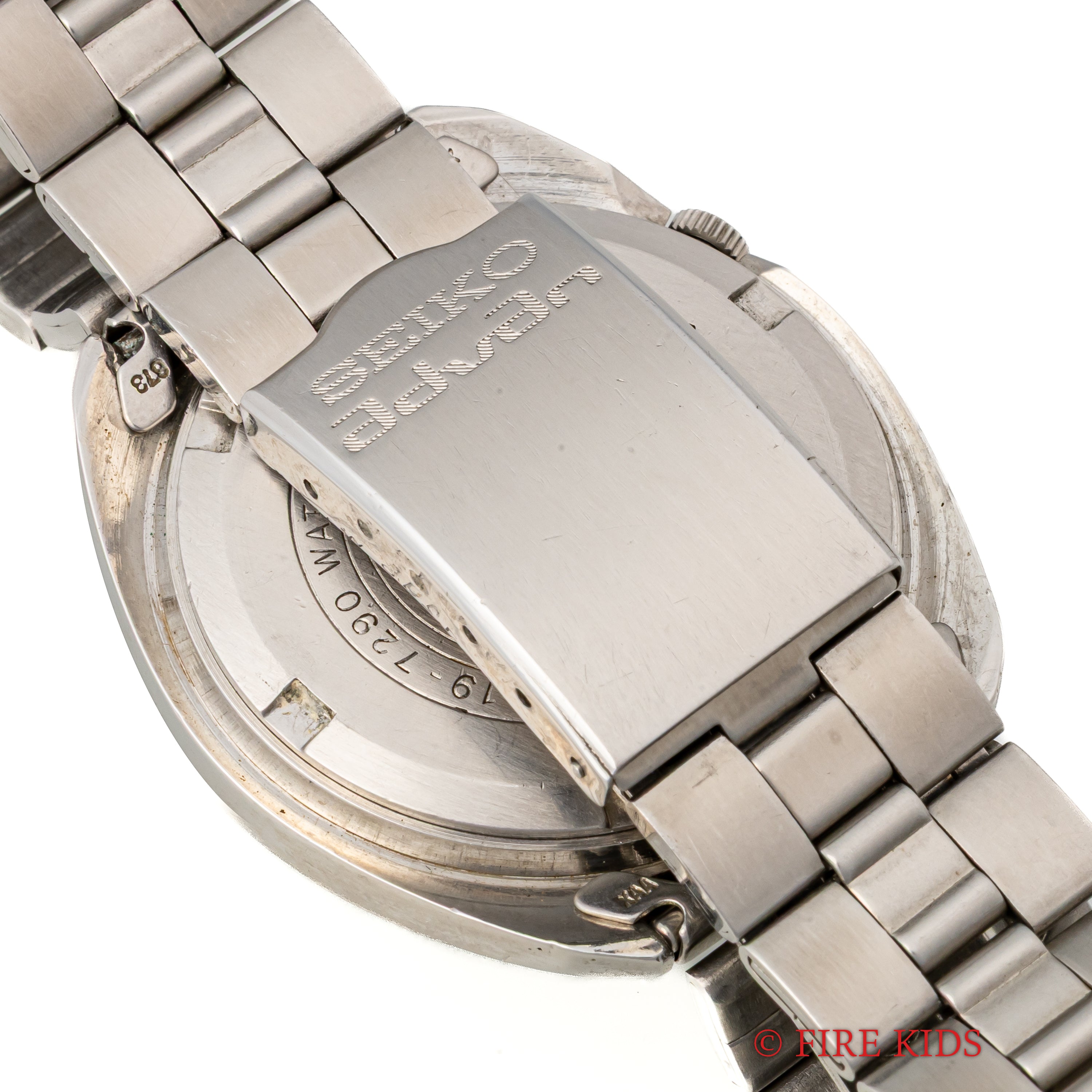 セイコー アドヴァン 1973年製 Ref.7019-7290 デイデイト ブルーグリーンダイヤル カットガラス 純正ブレス