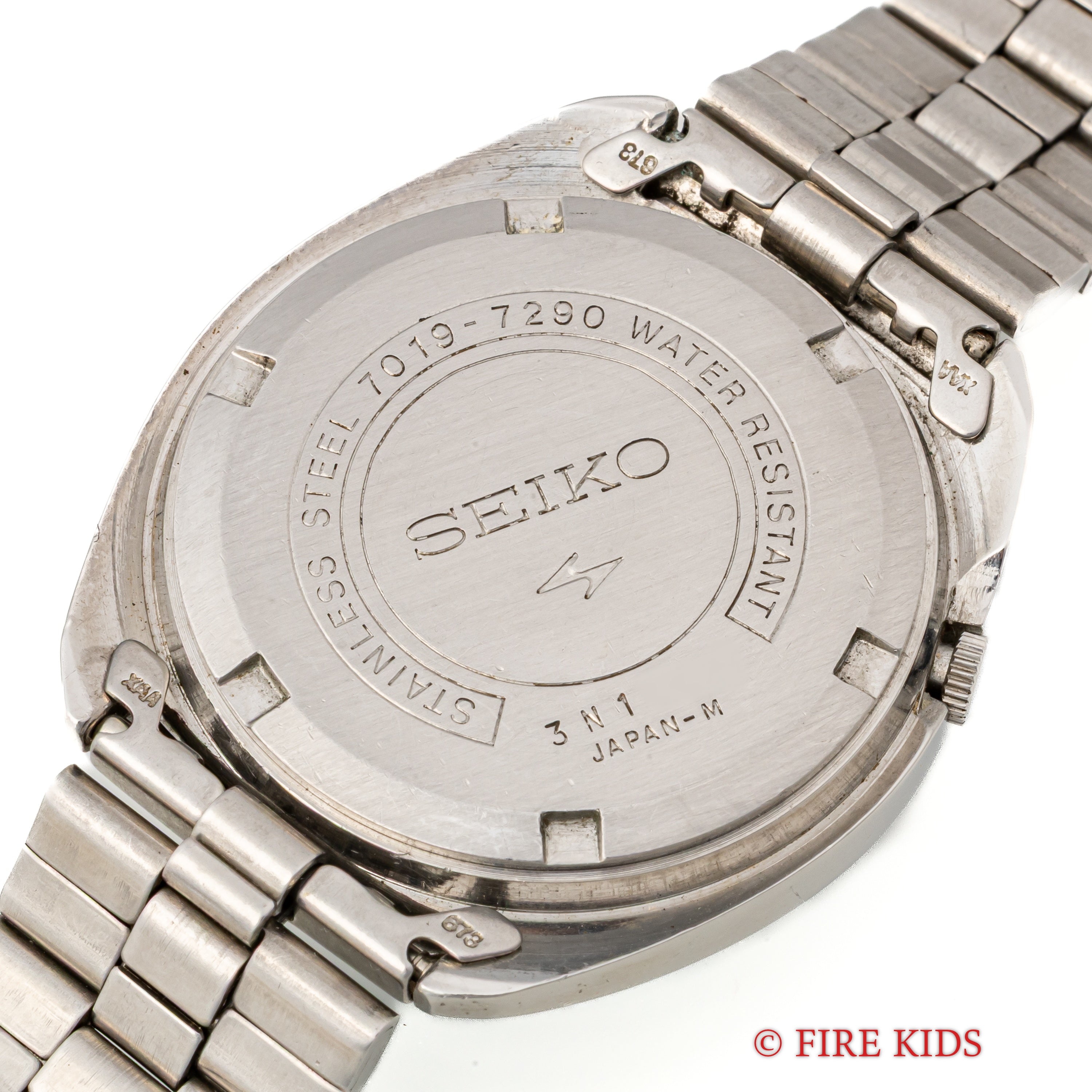 セイコー アドヴァン 1973年製 Ref.7019-7290 デイデイト ブルーグリーンダイヤル カットガラス 純正ブレス