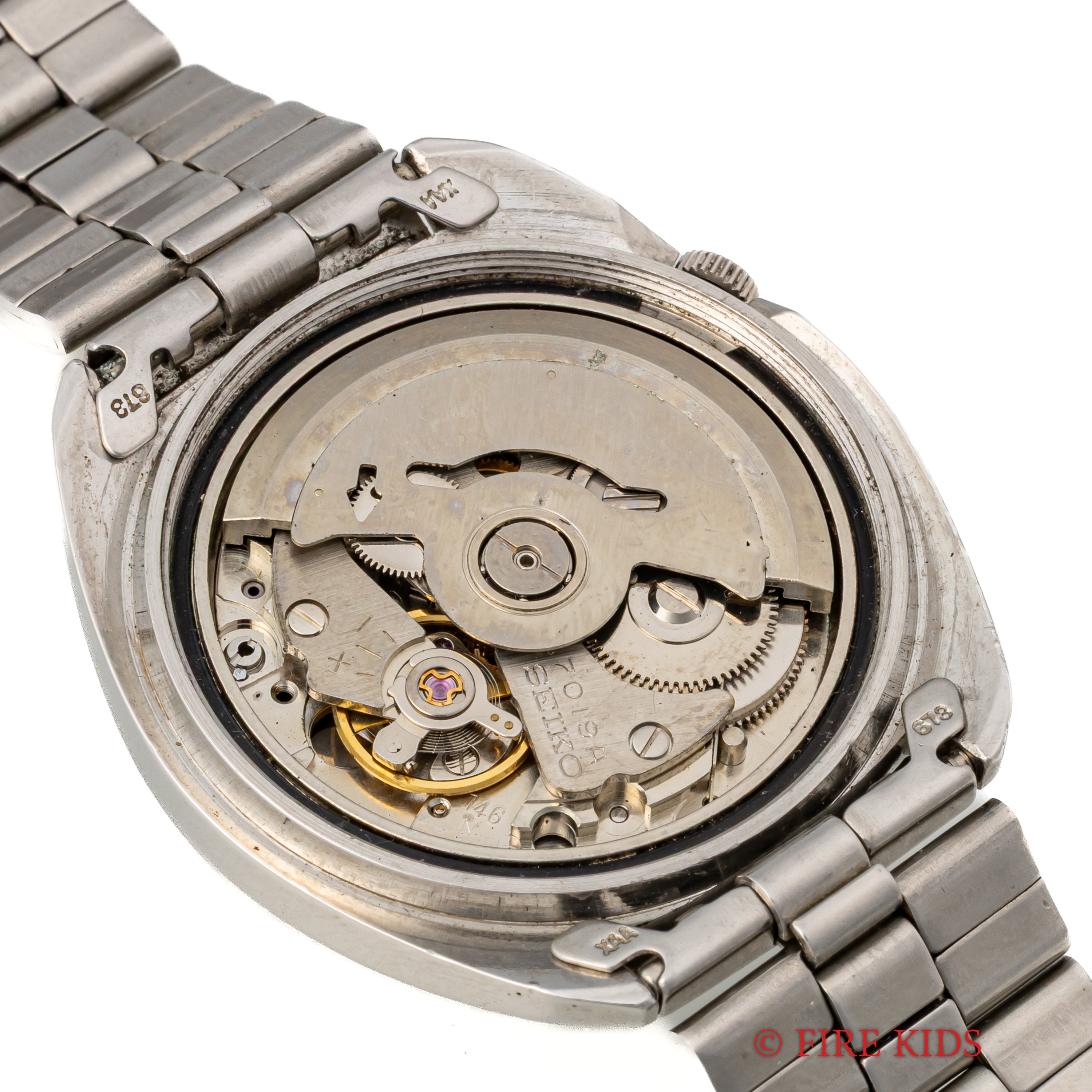 セイコー アドヴァン 1973年製 Ref.7019-7290 デイデイト ブルーグリーンダイヤル カットガラス 純正ブレス