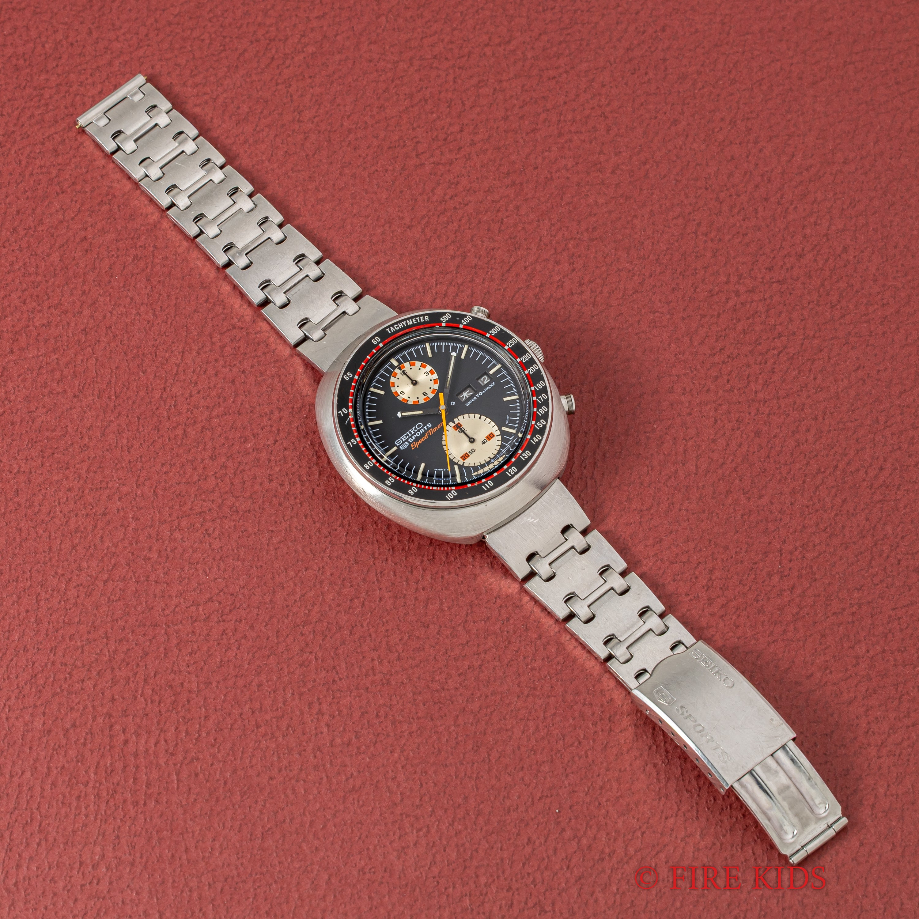 セイコー 5スポーツスピードタイマー1970年製 Ref.6138-0010 UFO 自動巻きクロノグラフ 国内仕様