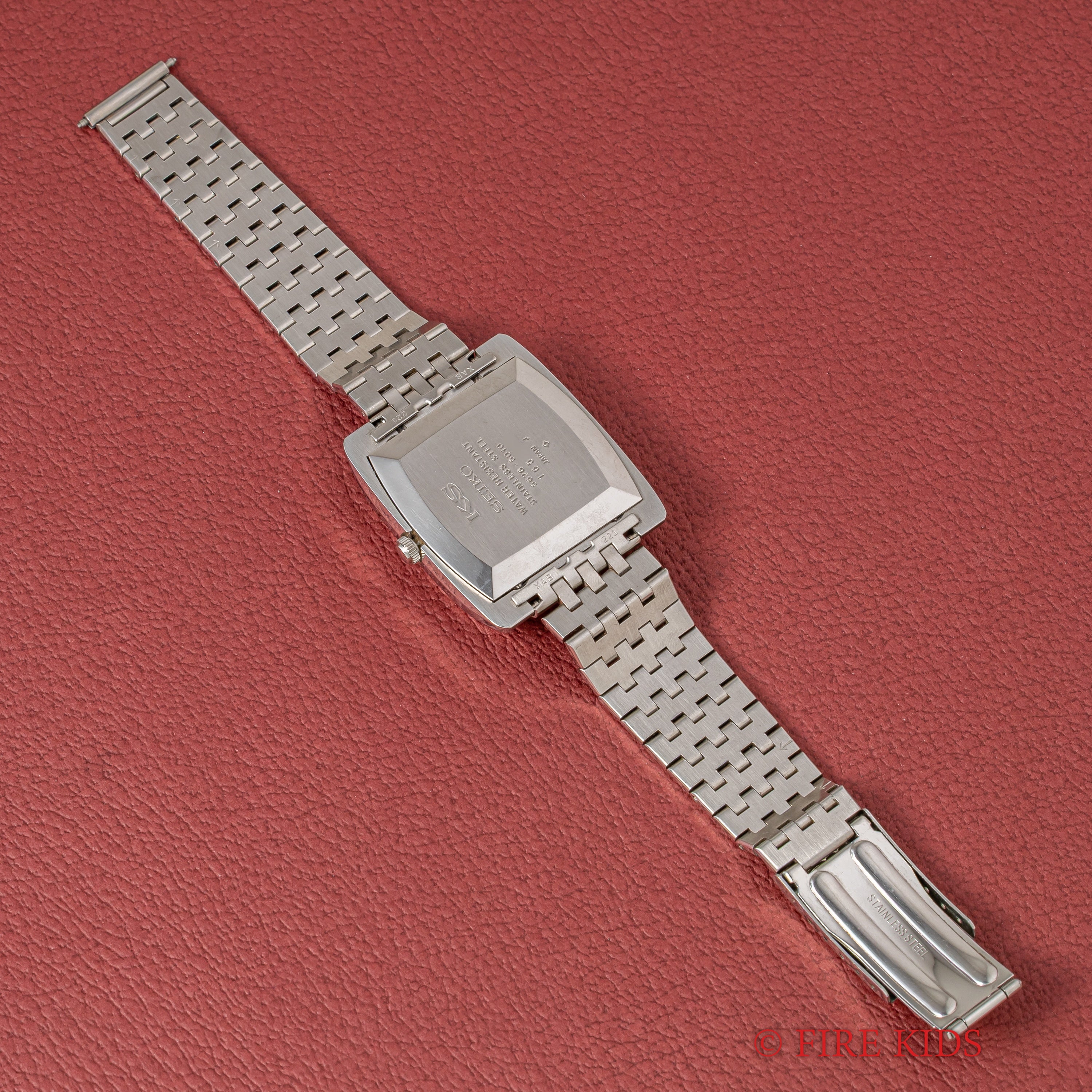 キングセイコー 1971年製 56KS Ref.5626-5010 スクエアモデル カットガラス 純正ブレス